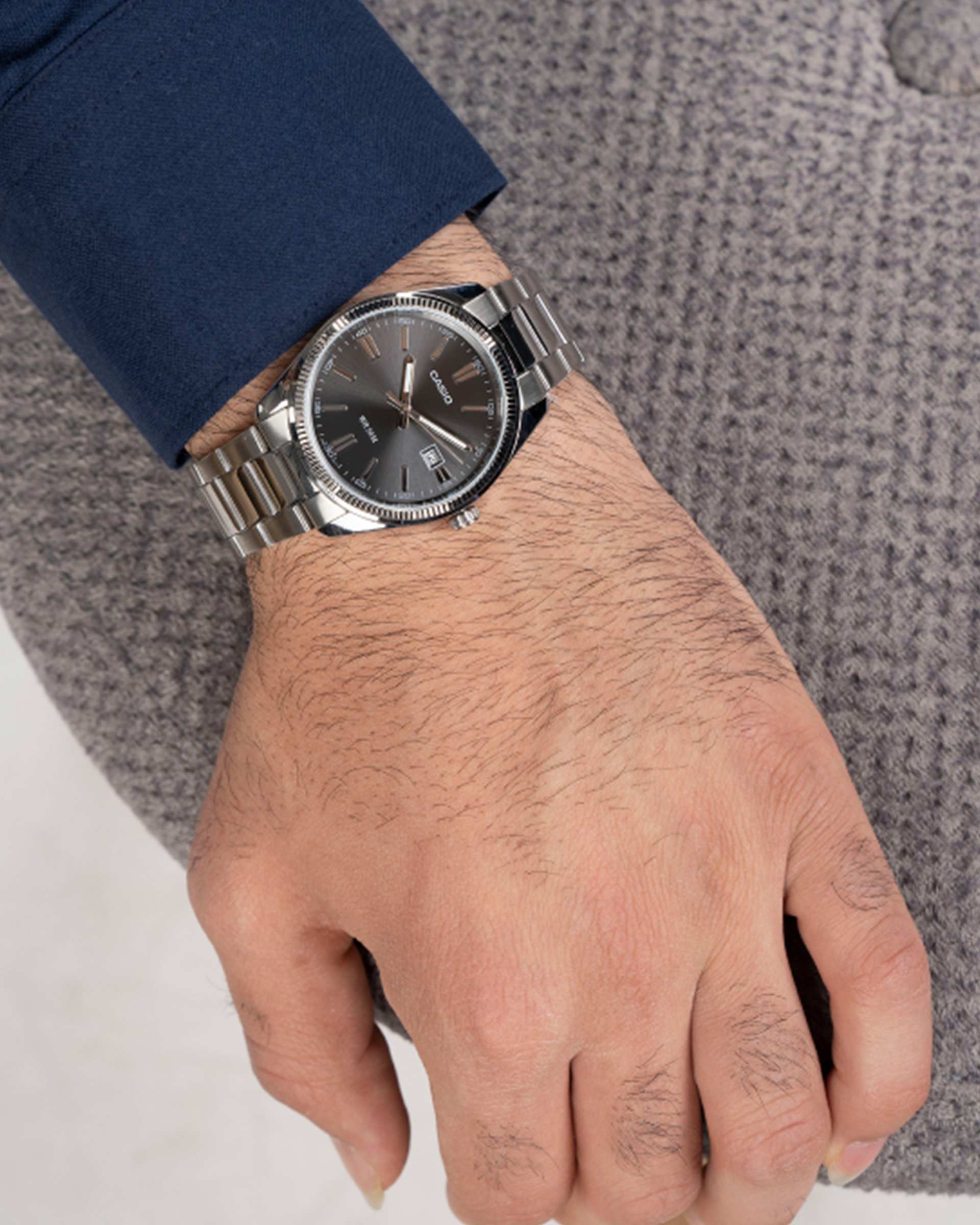 ساعت مچی مردانه عقربه ای کاسیو Casio مدل MTP-1302D-1A1VDF