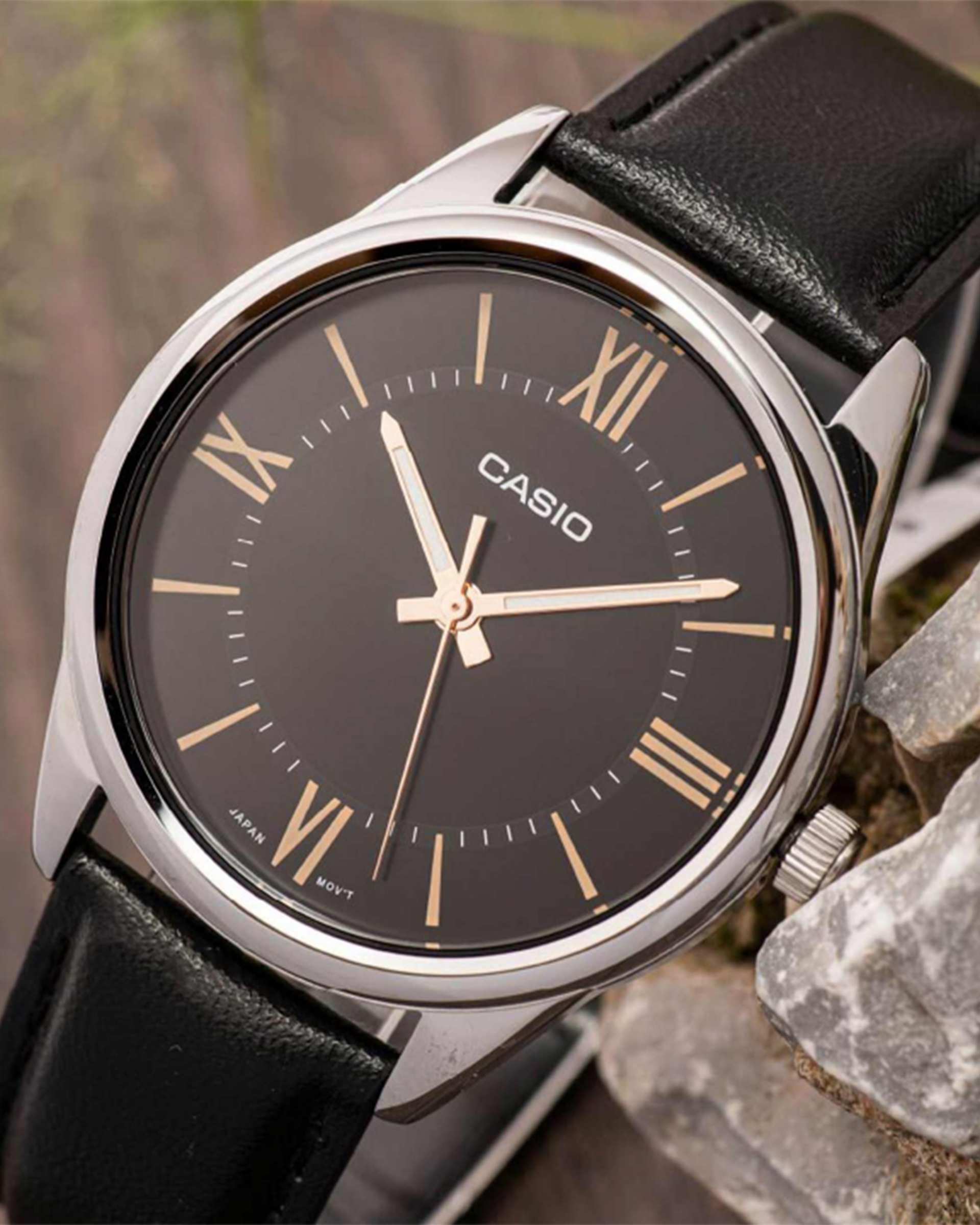 ساعت مچی مردانه عقربه ای کاسیو Casio مدل MTP-V005D-1B5UDF