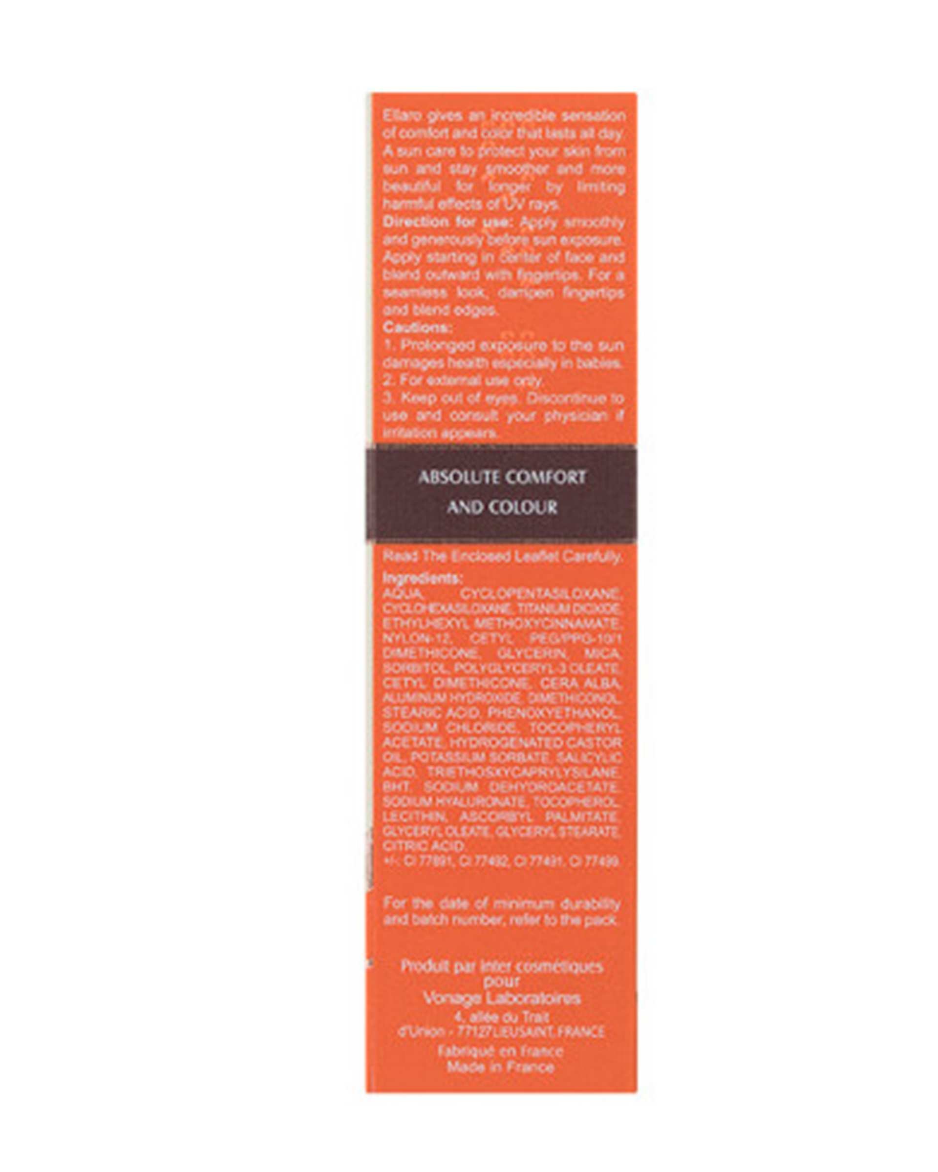 کرم ضد آفتاب SPF25 رنگی الارو Ellaro حجم 40ml