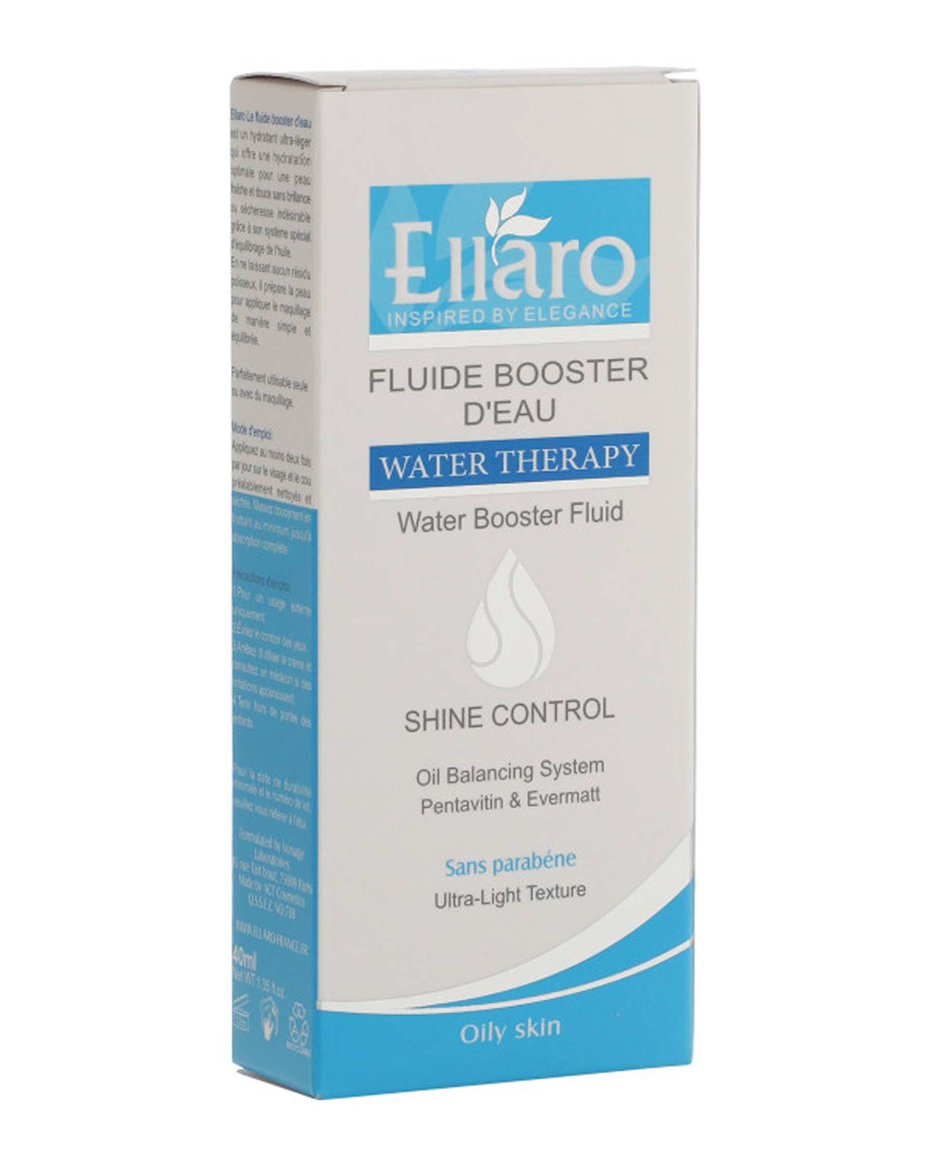 فلوئید آبرسان الارو Ellaro مدل کنترل کننده چربی Water Booster Fluid حجم 40ml