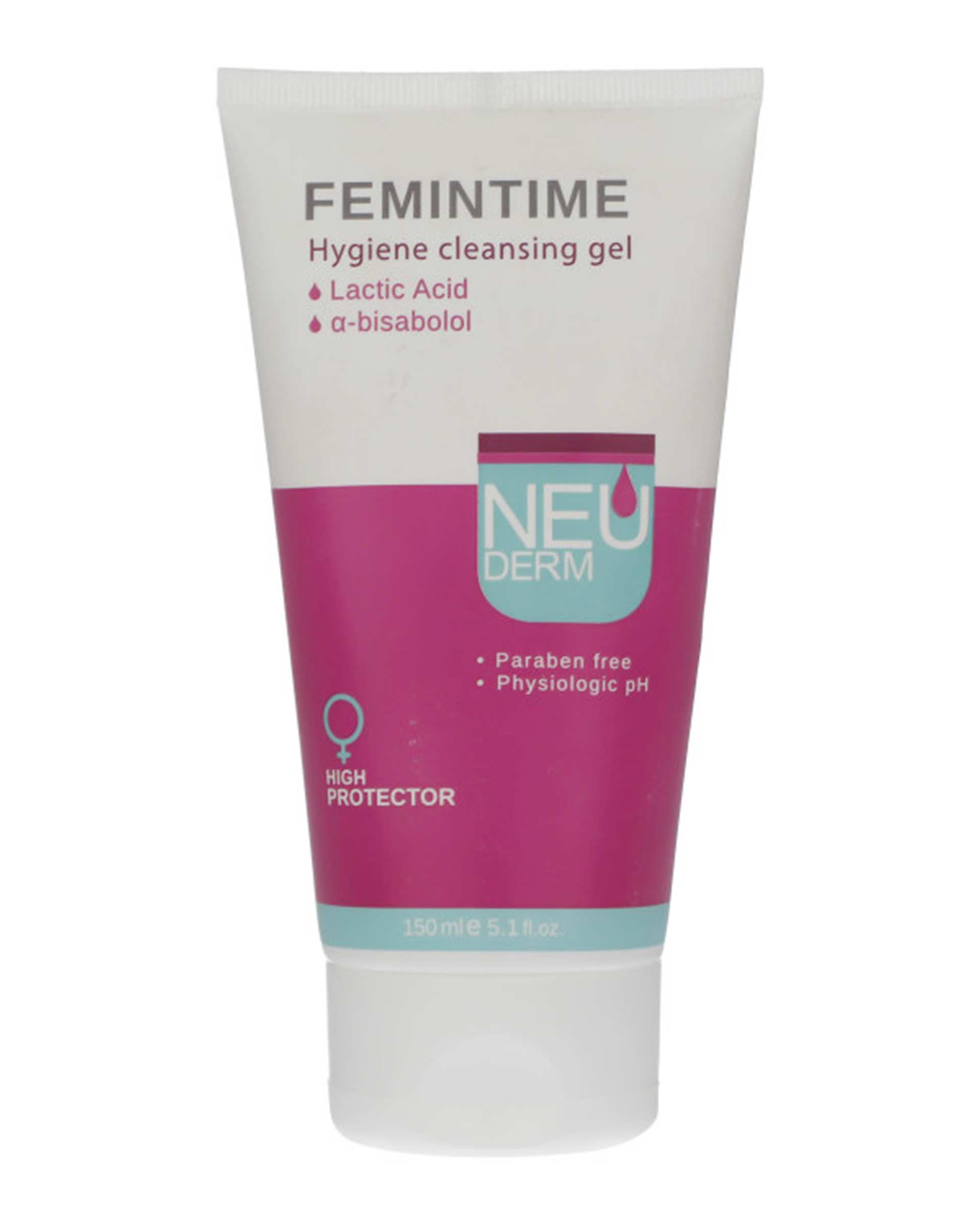 ژل بهداشتی بانوان نئودرم Neuderm مدل Femintime حجم 150ml