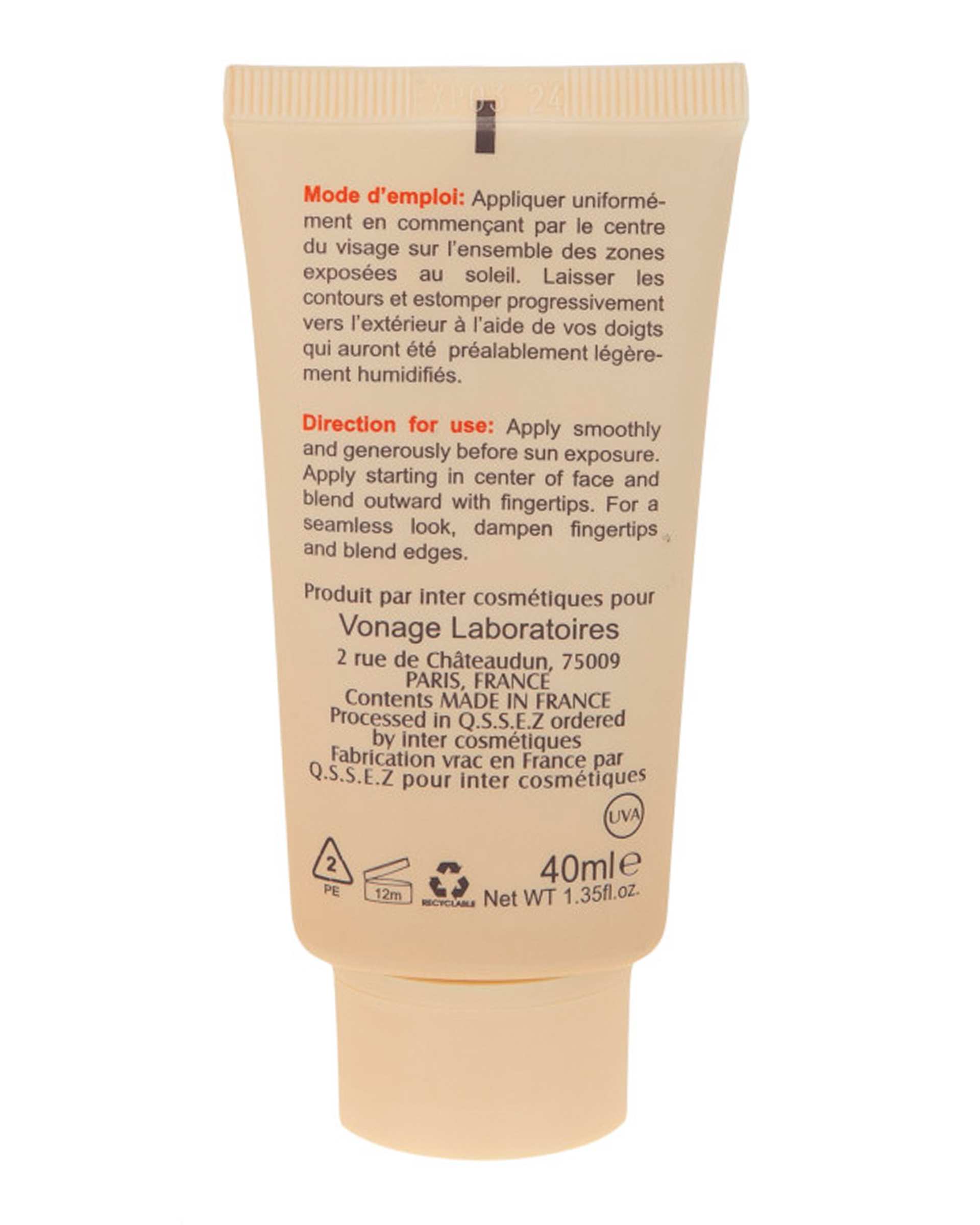 کرم ضد آفتاب SPF30 رنگی بدون چربی الارو Ellaro سری Foundation Effect مدل Light Beige حجم 40ml