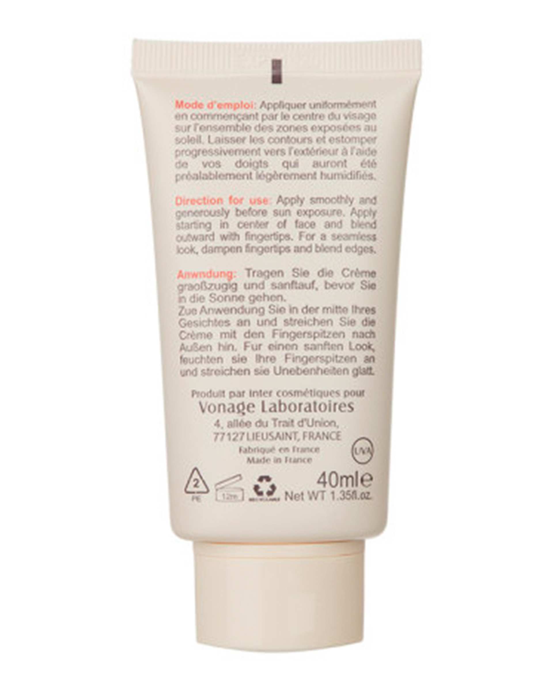 کرم ضد آفتاب رنگی SPF30 بدون چربی الارو Ellaro مدل Light Beige حجم 40ml