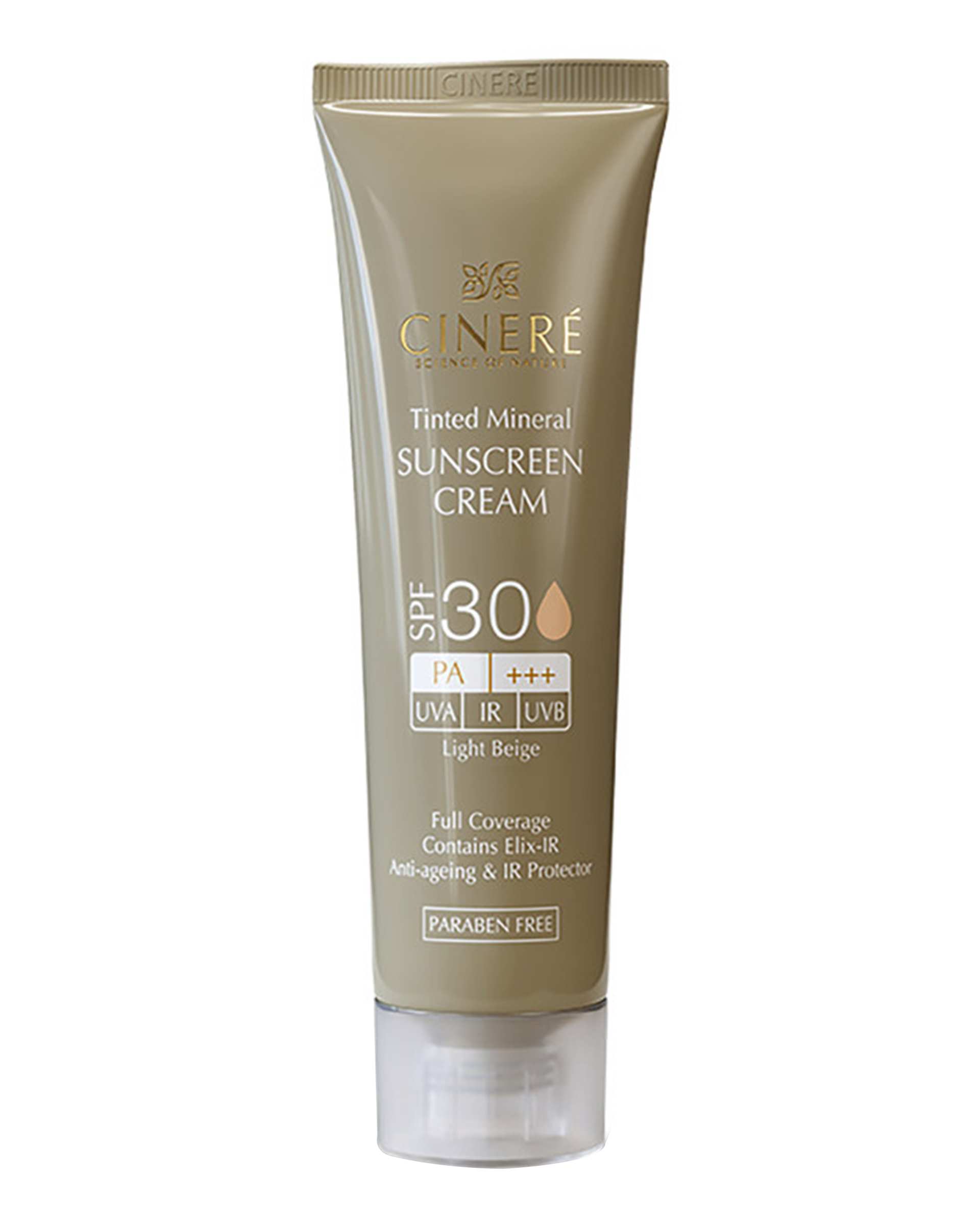 کرم ضد آفتاب رنگی SPF30 سینره Cinere رنگ Light Beige حجم 50ml