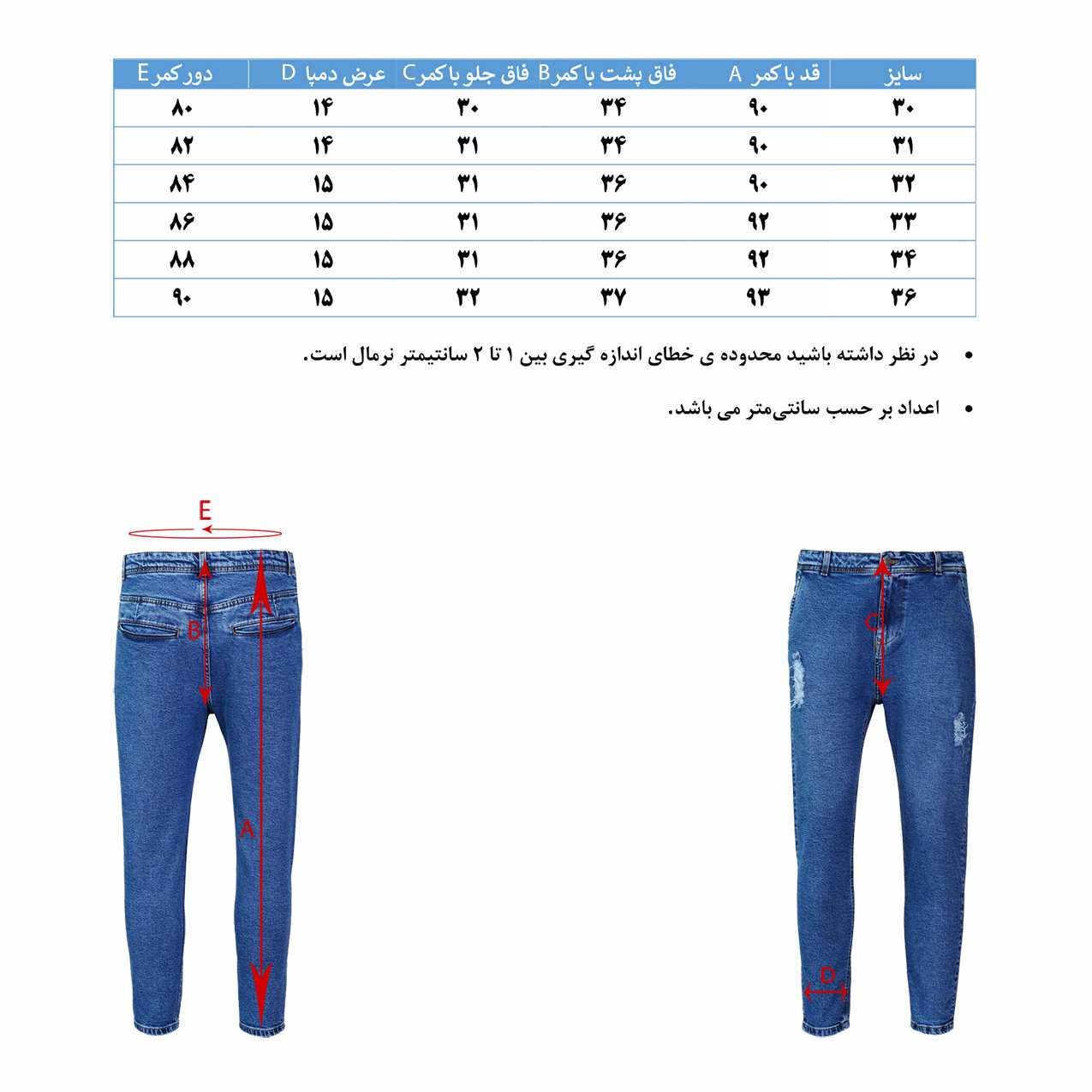 شلوار جین مردانه هوگرو 10088