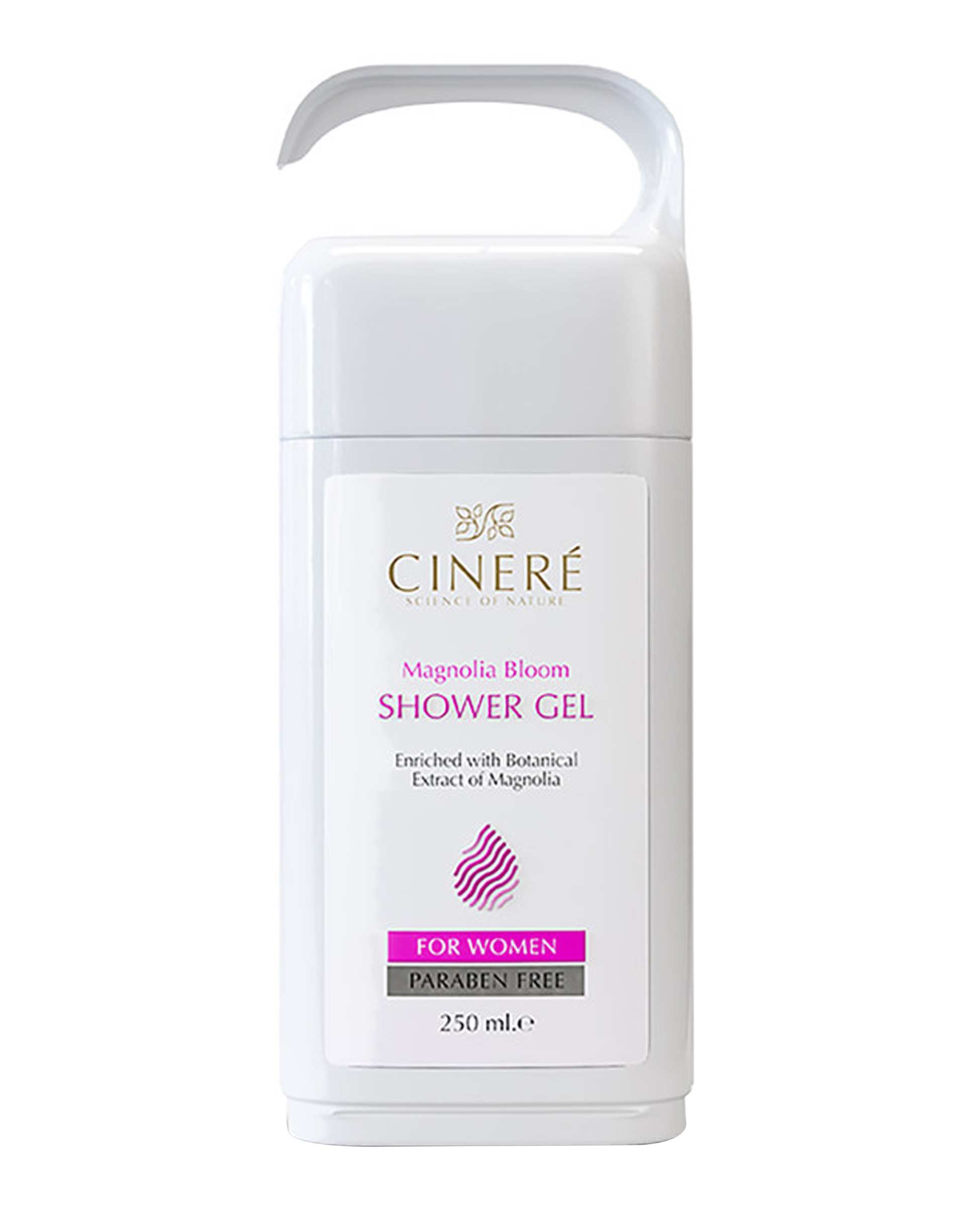 شامپو بدن زنانه ژلی سینره Cinere مدل Magnolia Bloom حجم 250ml