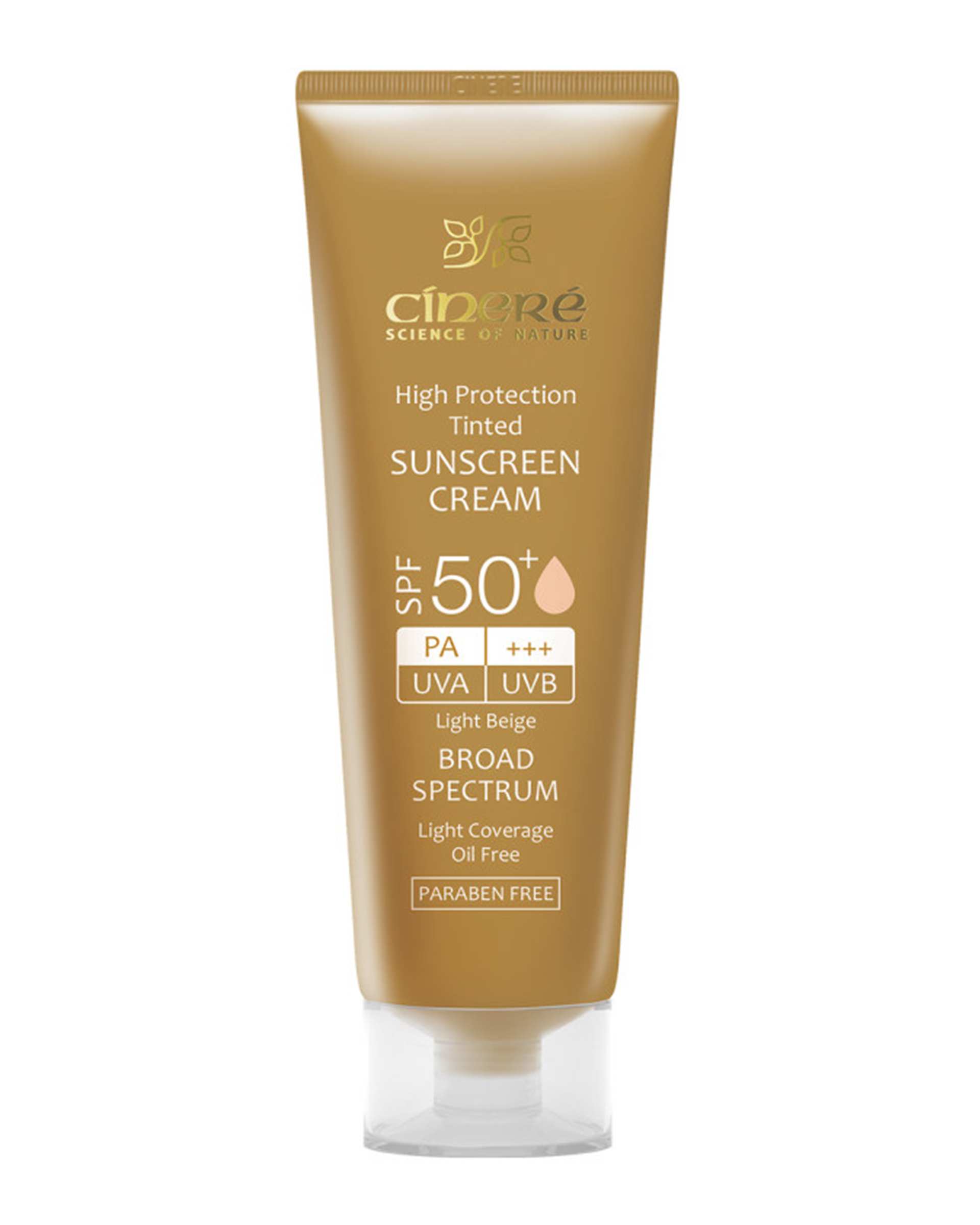 کرم ضد آفتاب کرم پودری SPF50 سینره Cinere حجم 50ml
