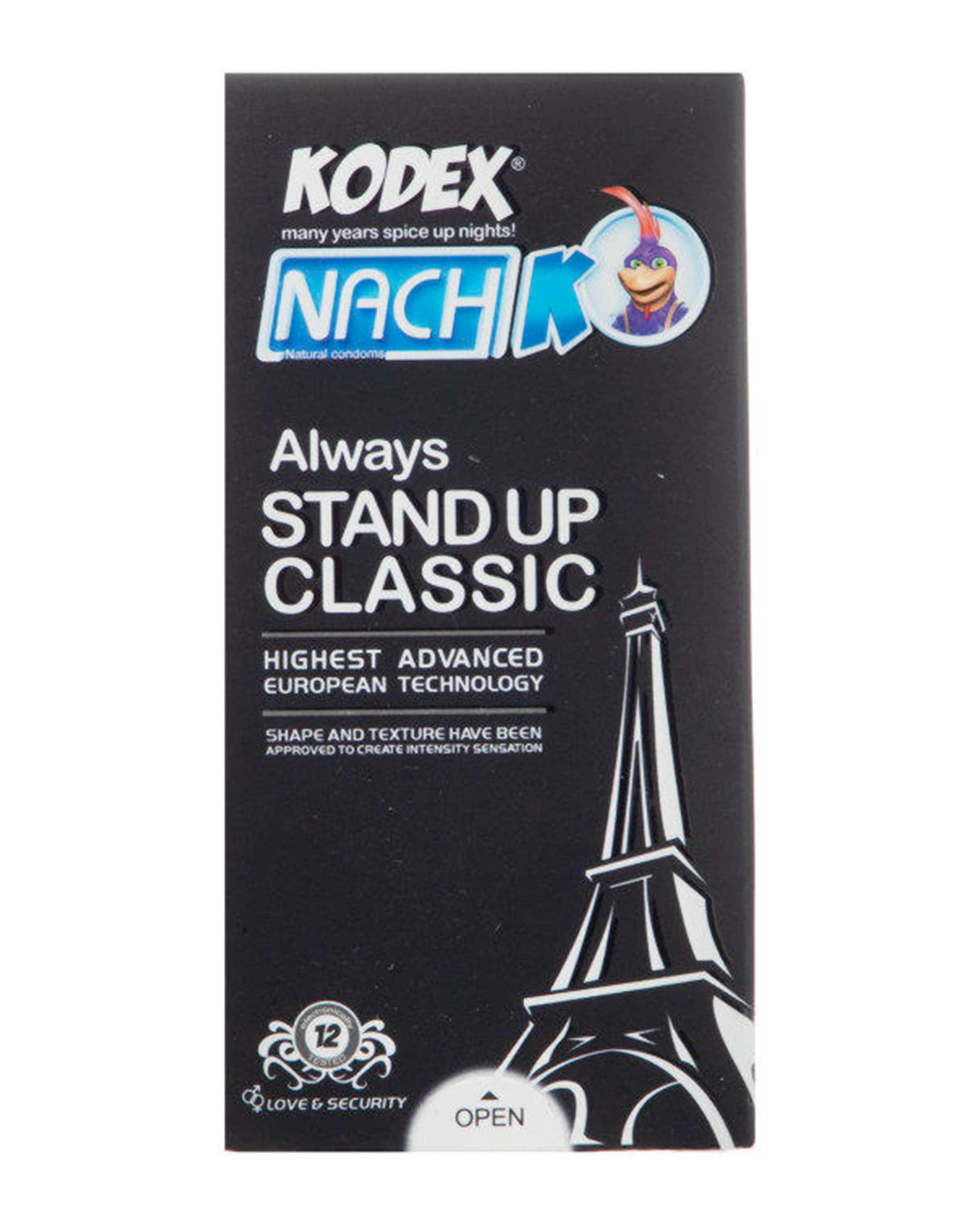 کاندوم ناچ کدکس Nach Kodex مدل Stand Up Classic مجموعه 2 بسته 12 عددی