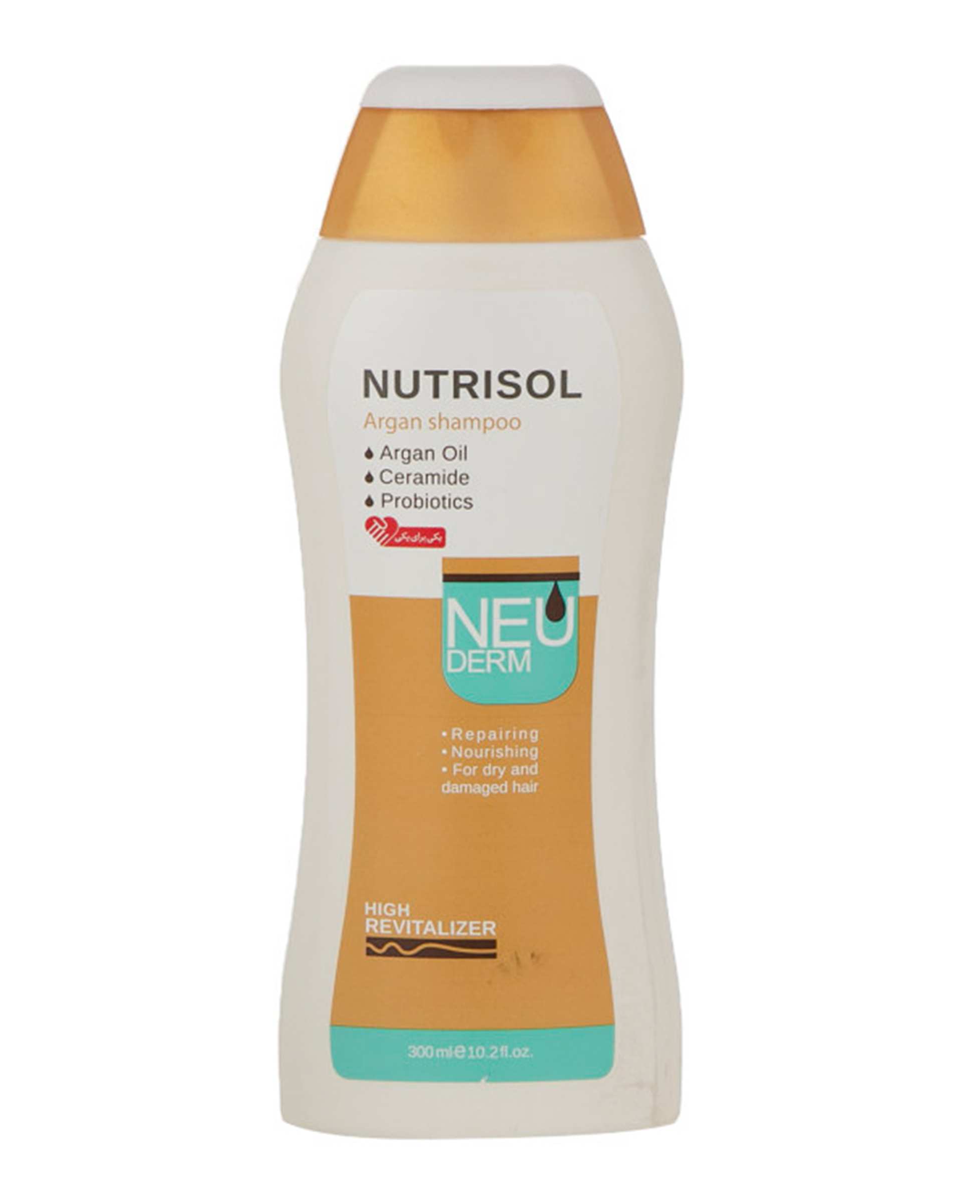 شامپو مو نئودرم Neuderm مدل Argan Nutrisol حجم 300ml