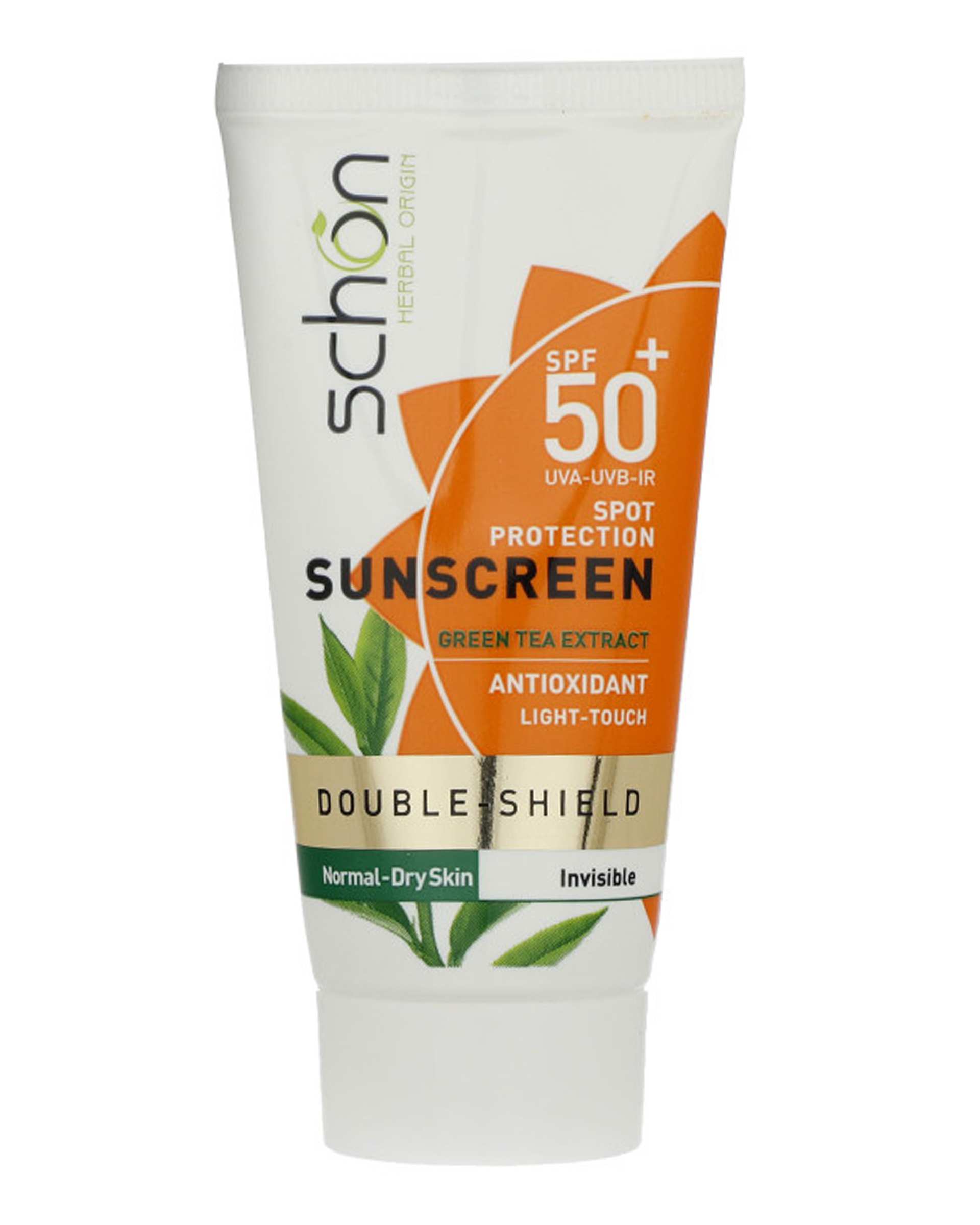 کرم ضد آفتاب رنگی SPF50 شون Schon مدل Double Shield حجم 50ml