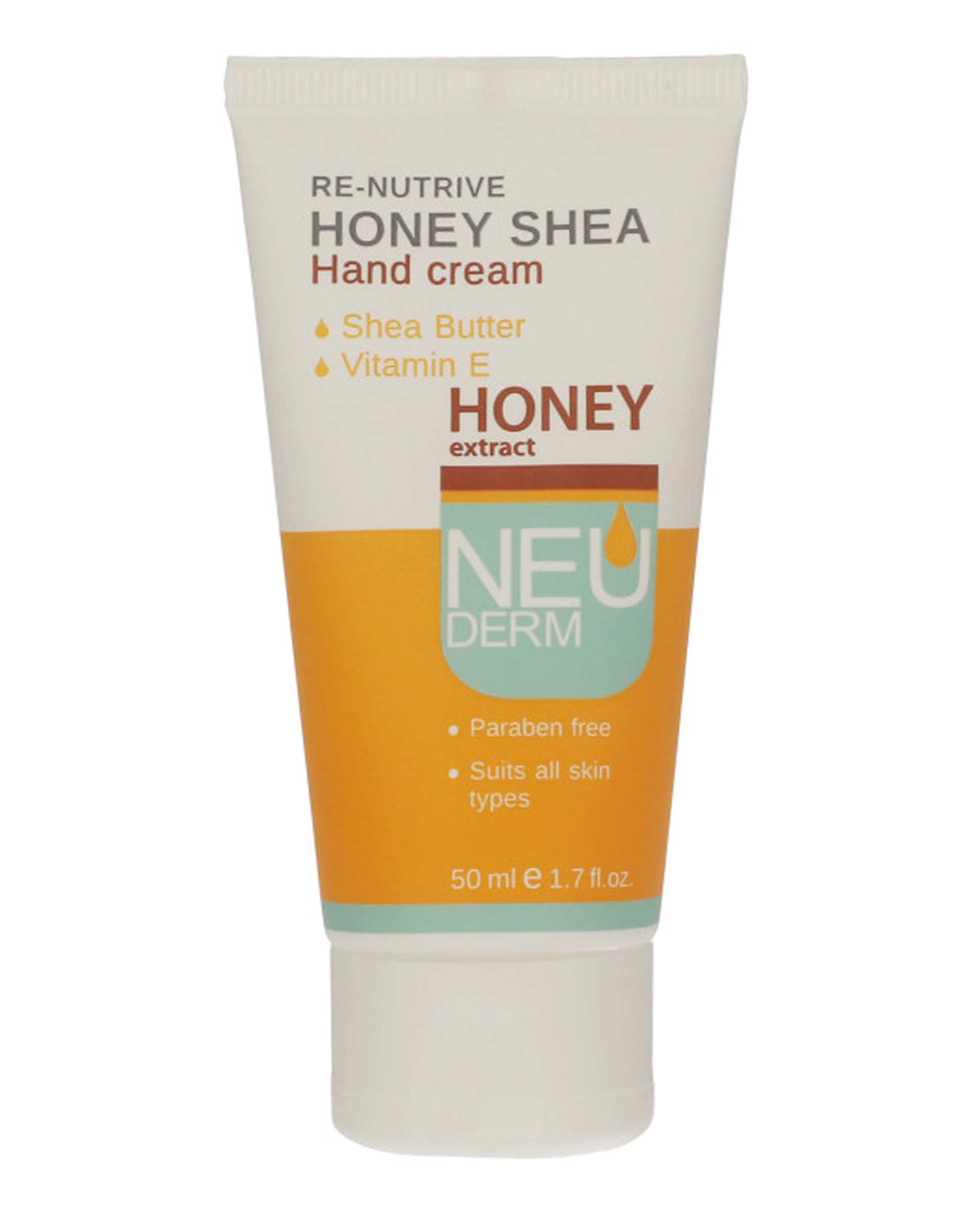 کرم مرطوب کننده دست نئودرم Neuderm مدل Re Nutrive Honey Shea حجم 50ml