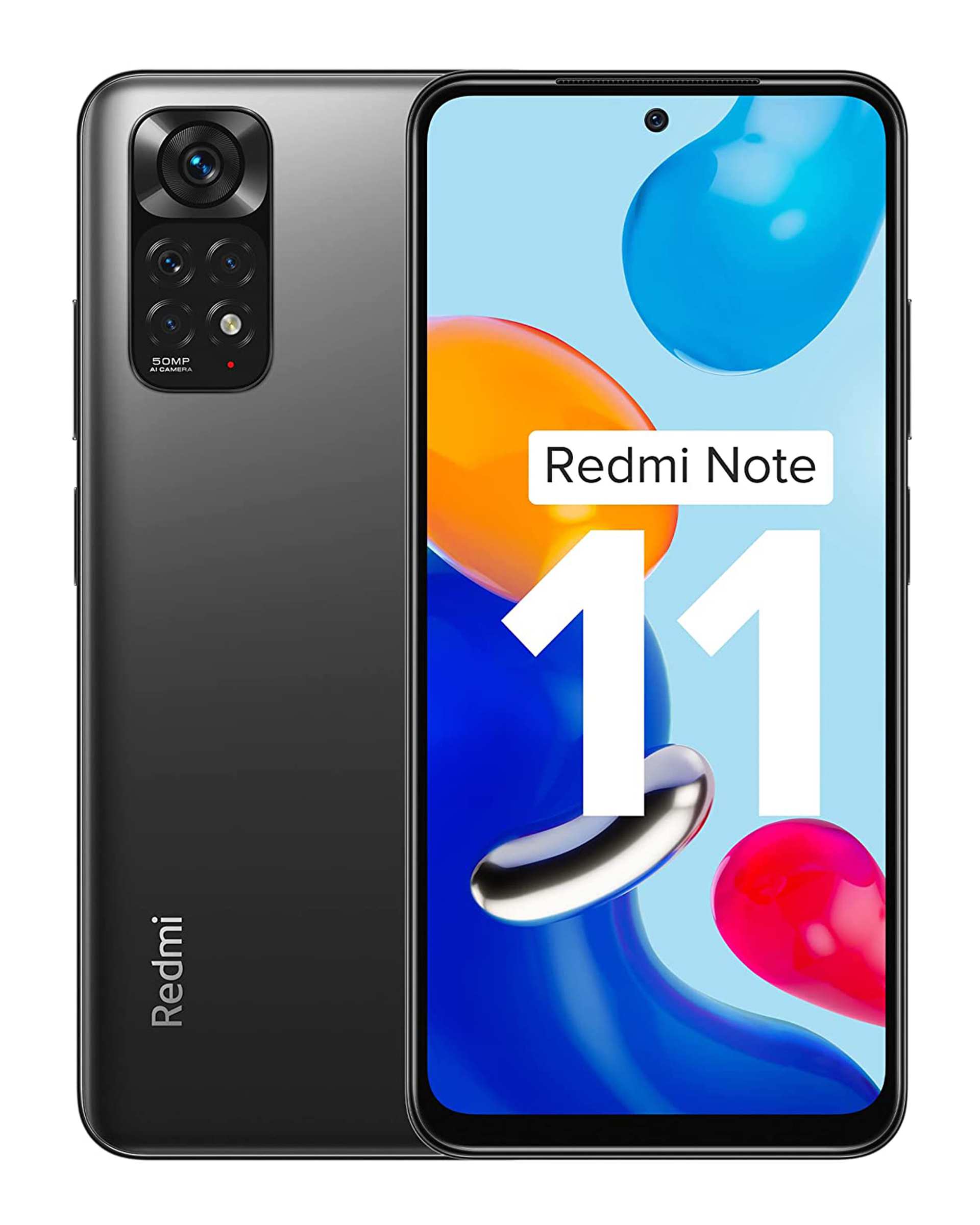 گوشی موبایل شیائومی مدل Redmi Note 11 دو سیم‌ کارت ظرفیت 128 گیگابایت و رم 4 گیگابایت مشکی