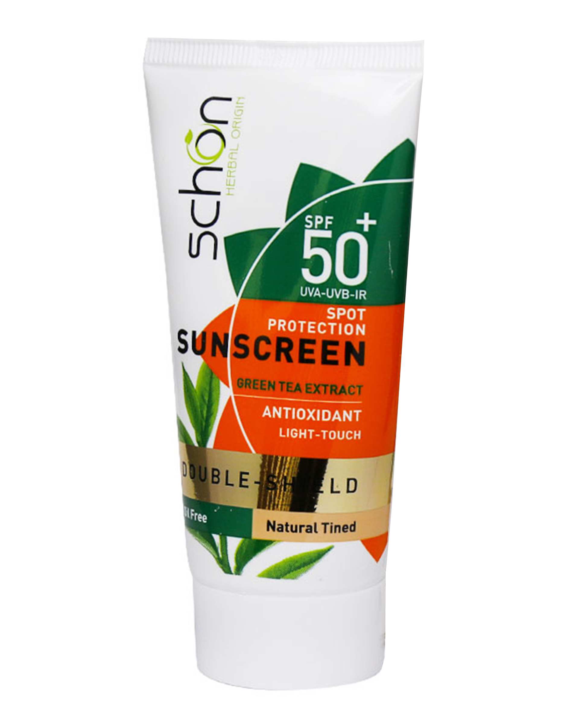 کرم ضد آفتاب رنگی SPF50 بدون چربی شون Schon مدل Double Shield حجم 50ml 