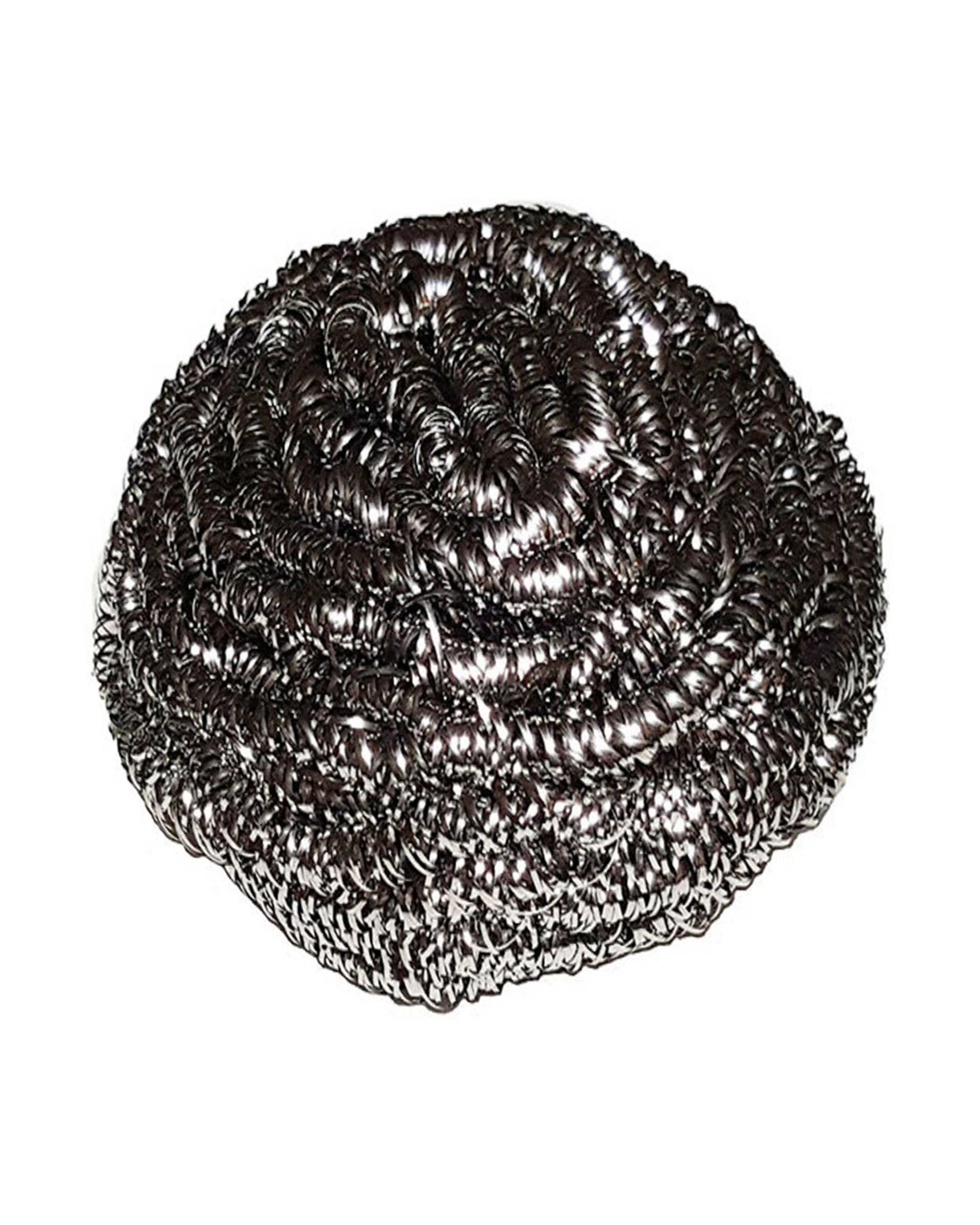 سیم ظرفشویی ساده بریتکس Brittex مدل Metallic Scourer بسته 3 عددی