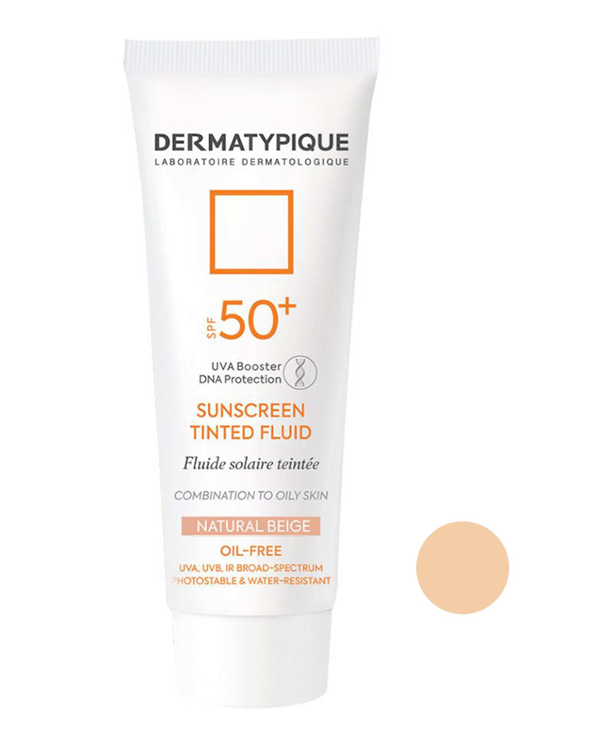 فلوئید ضد آفتاب رنگی SPF50 درماتیپیک Dermatypique مدل 001 حجم 50ml