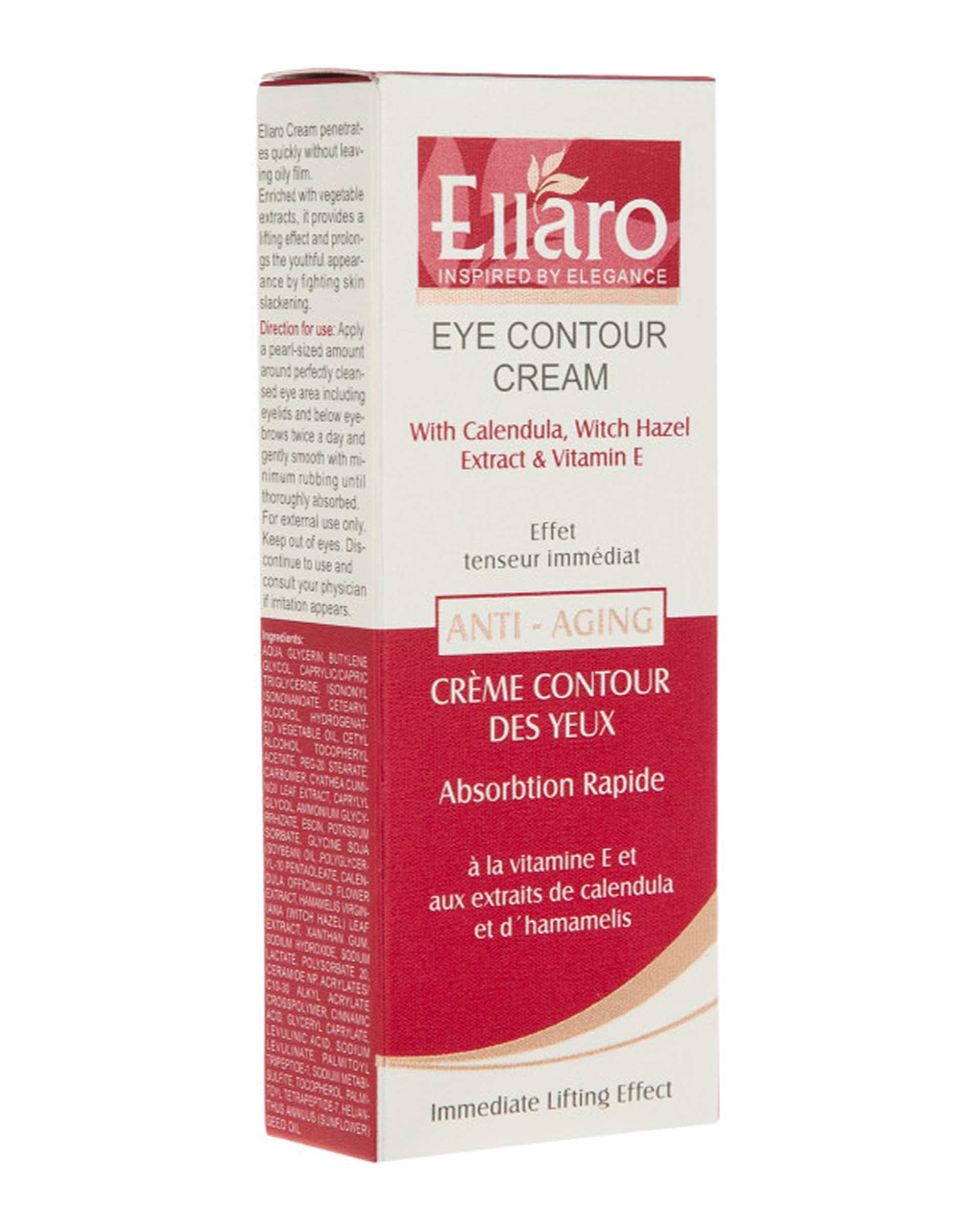 کرم دور چشم الارو Ellaro مدل Anti Aging حجم 20ml