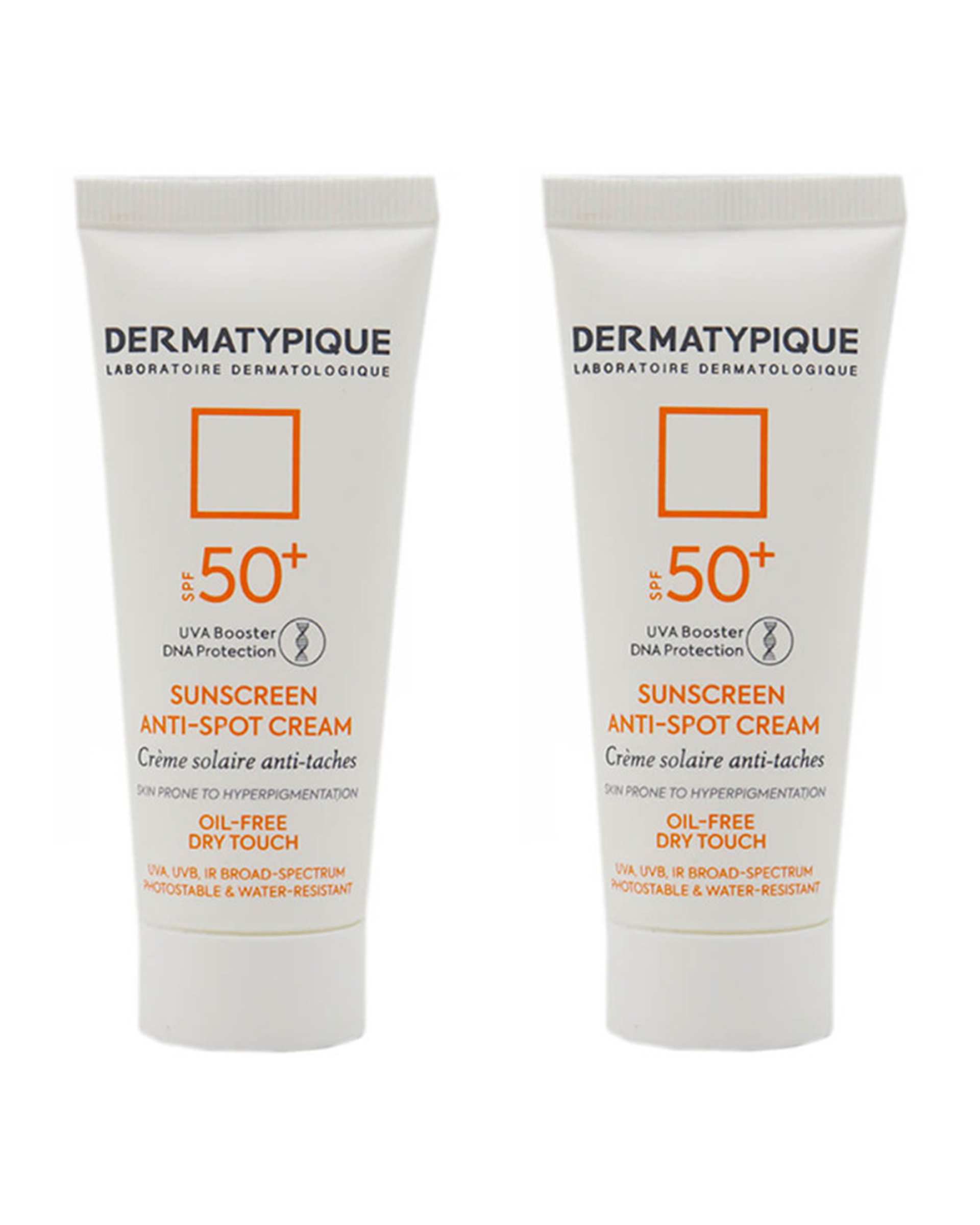 کرم ضد آفتاب SPF50 درماتیپیک Dermatypique مدل Anti spot حجم 40ml بسته 2 عددی