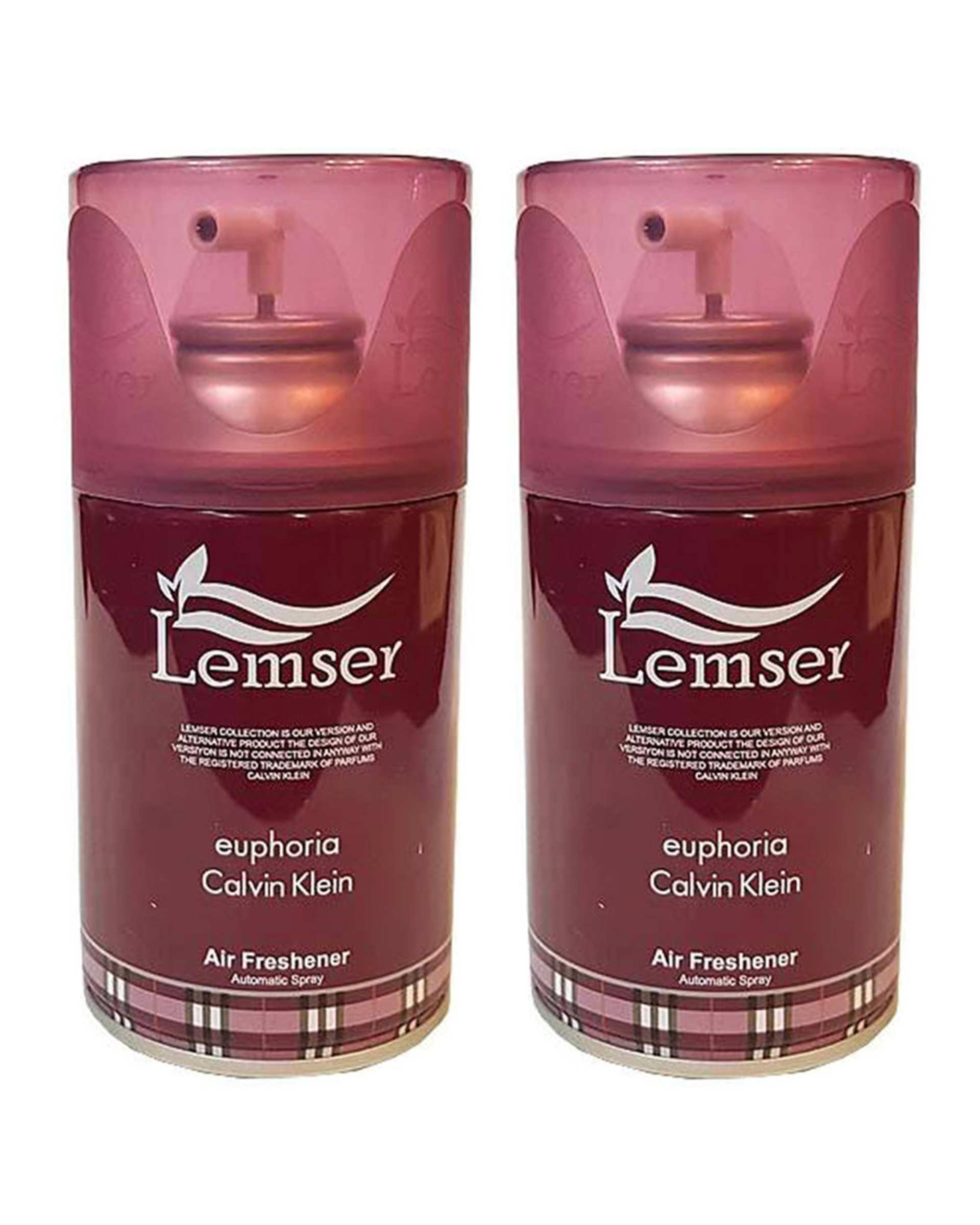 اسپری خوشبو کننده هوا لمسر Lemser مدل ایفوریا حجم 250ml بسته 2 عددی