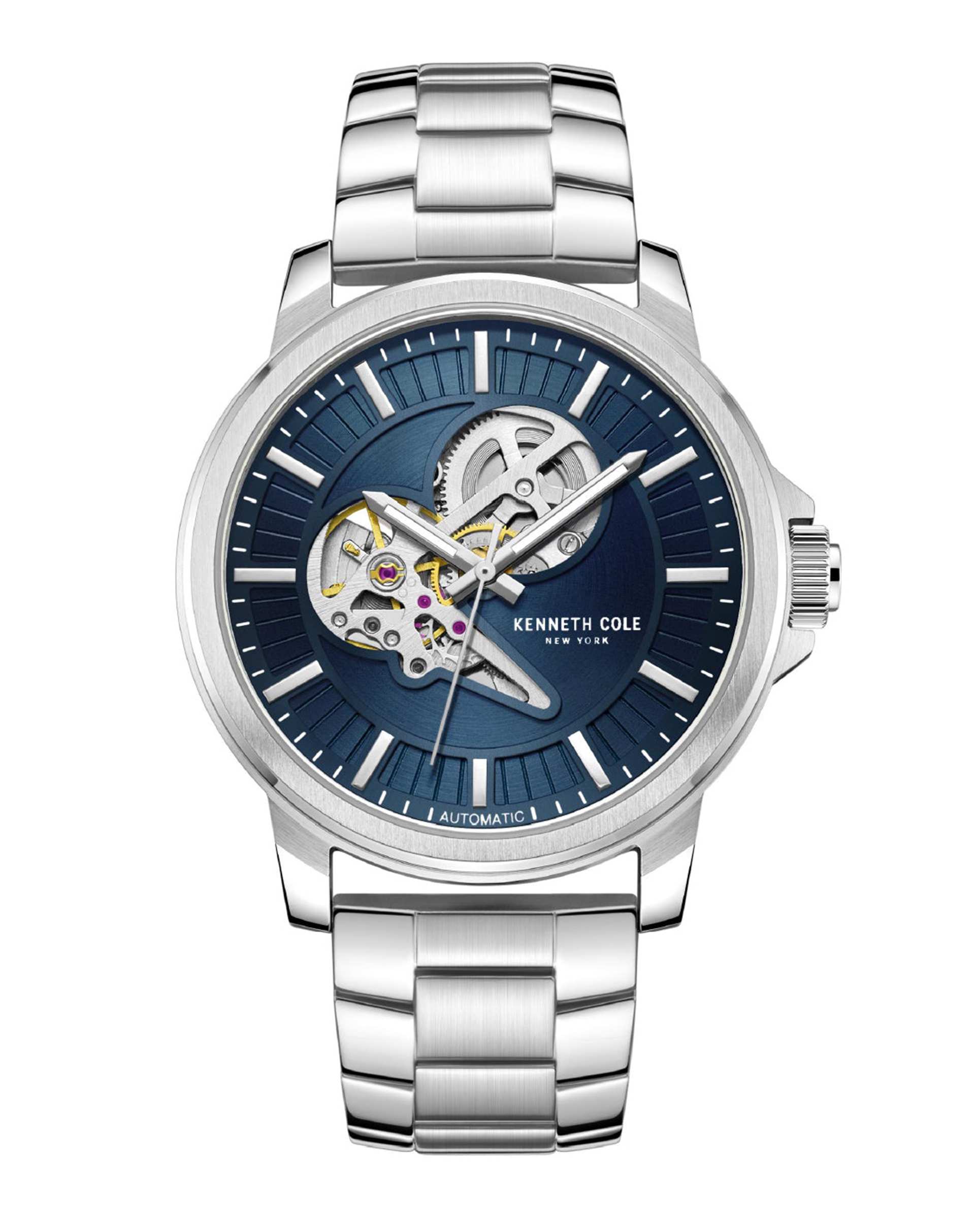 ساعت مچی مردانه عقربه ای اسکلتون کنت کول Kenneth Cole کالکشن AUTOMATIC مدل KCWGL2217002