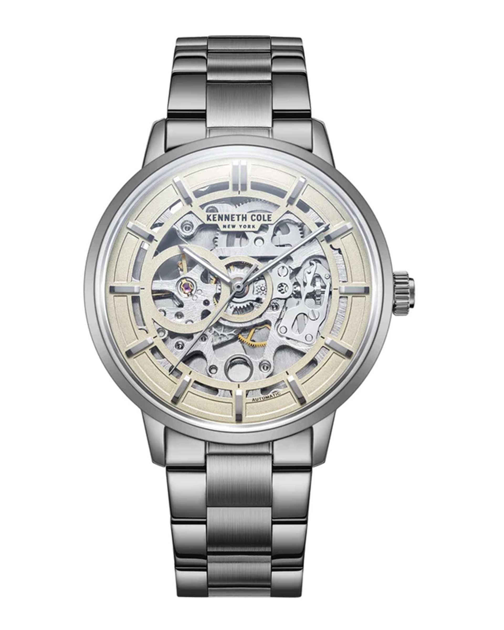 ساعت مچی مردانه عقربه ای اسکلتون کنت کول Kenneth Cole کالکشن AUTOMATIC مدل KCWGL2220604