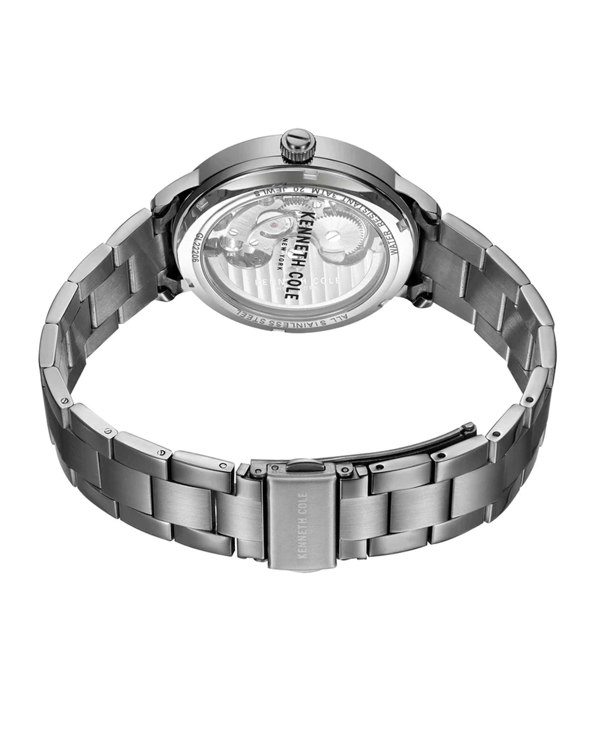 ساعت مچی مردانه عقربه ای اسکلتون کنت کول Kenneth Cole کالکشن AUTOMATIC مدل KCWGL2220604