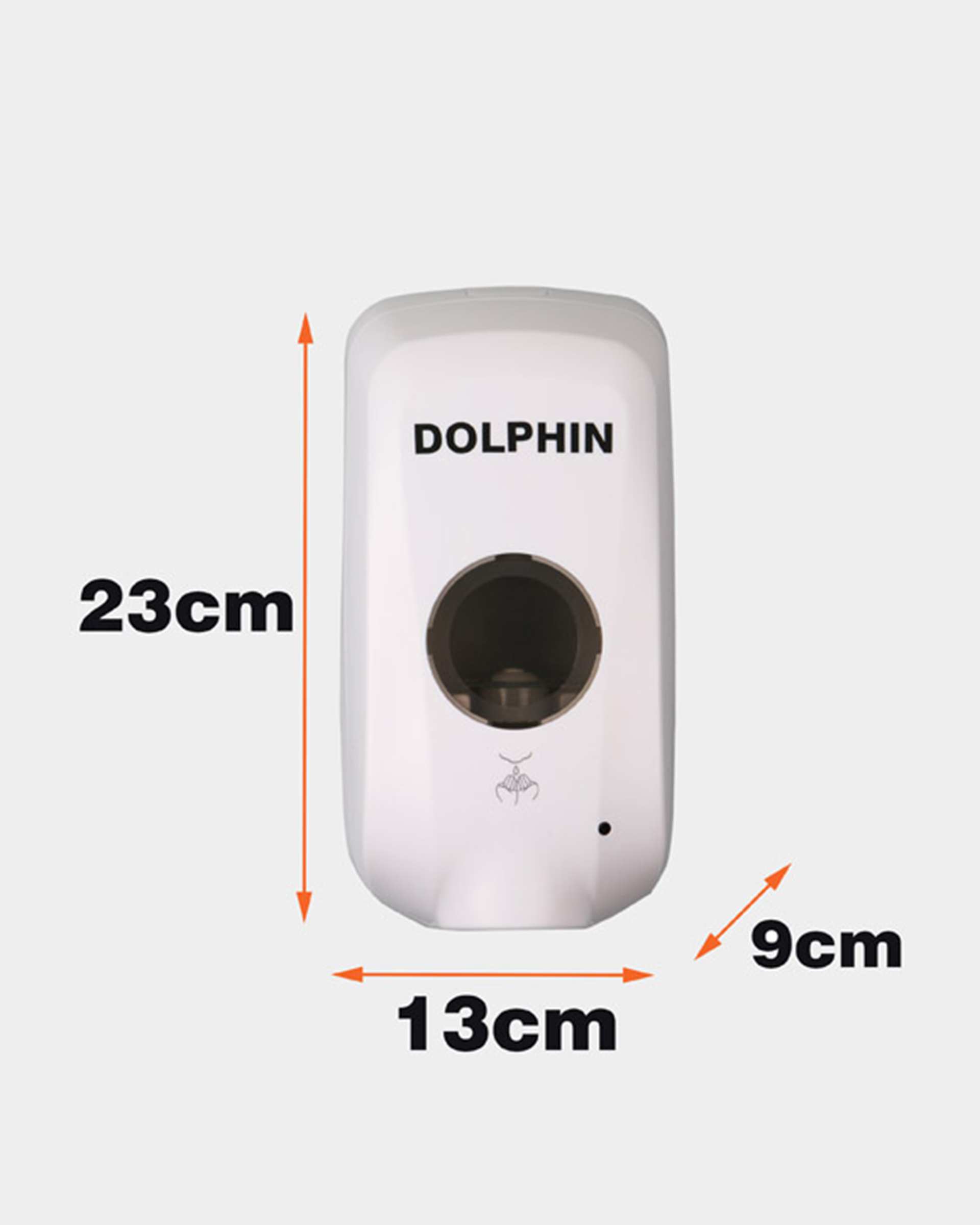 پمپ مایع دستشویی اتوماتیک سفید دلفین Dolphin کد CH-DL1000   