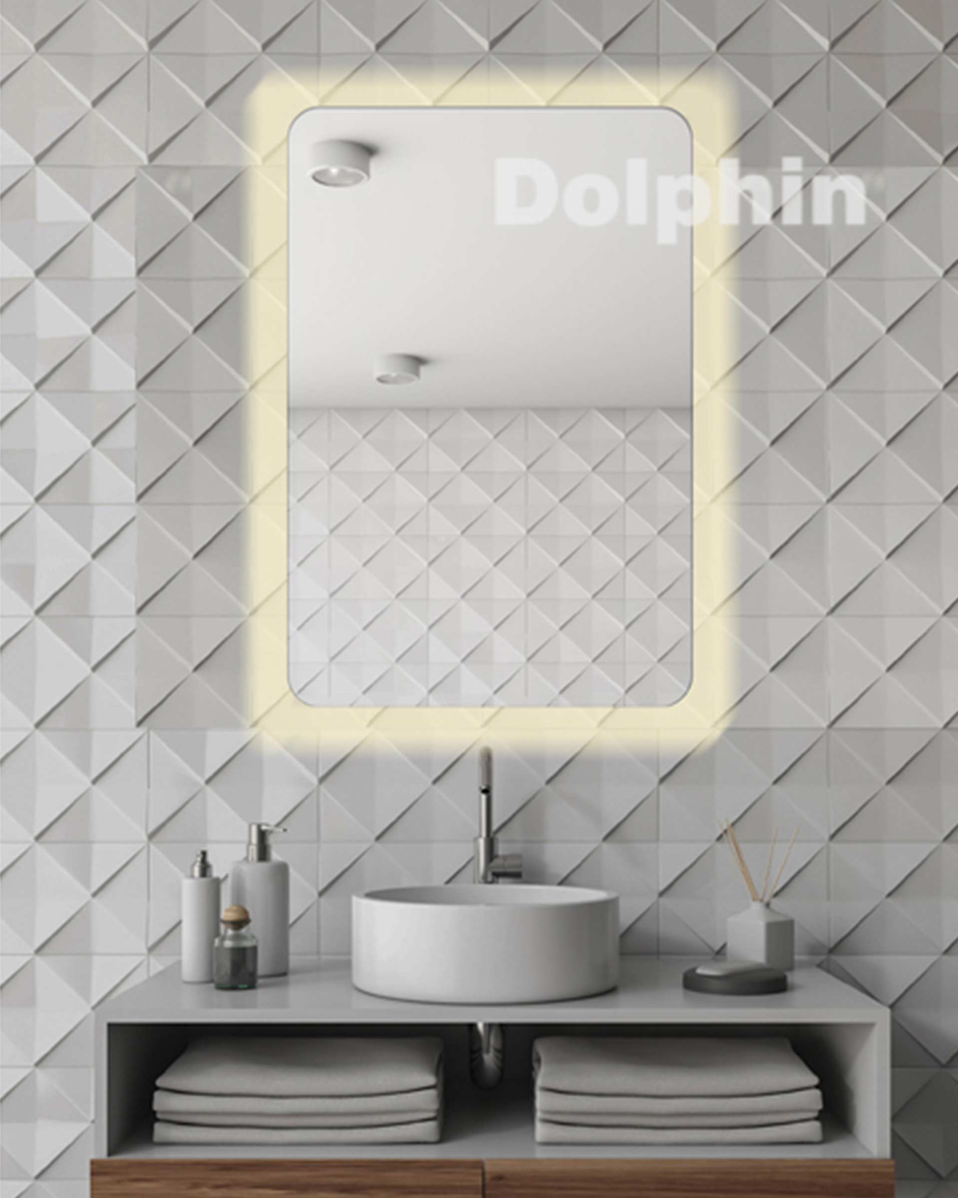 آینه مهتابی دلفین Dolphin مدل N-T-6045  