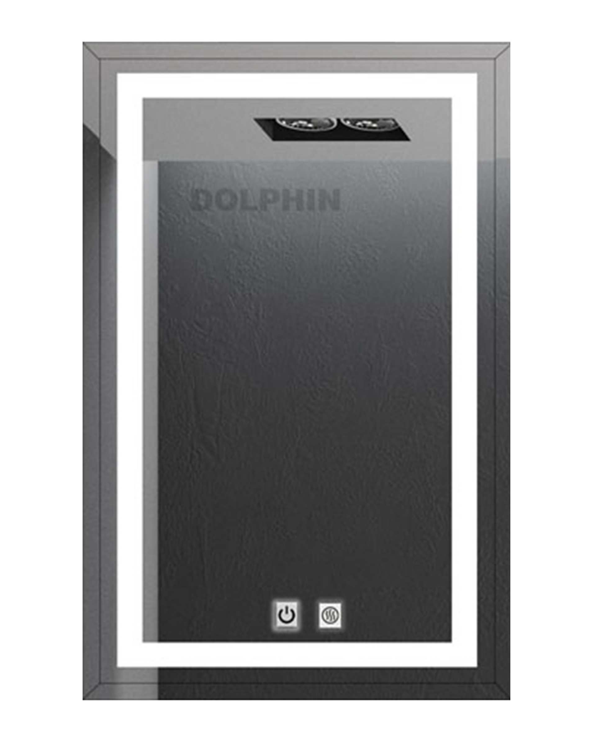 آینه سرویس بهداشتی آفتابی دلفین Dolphin مدل ضدبخار Tch-HT-6070-T  