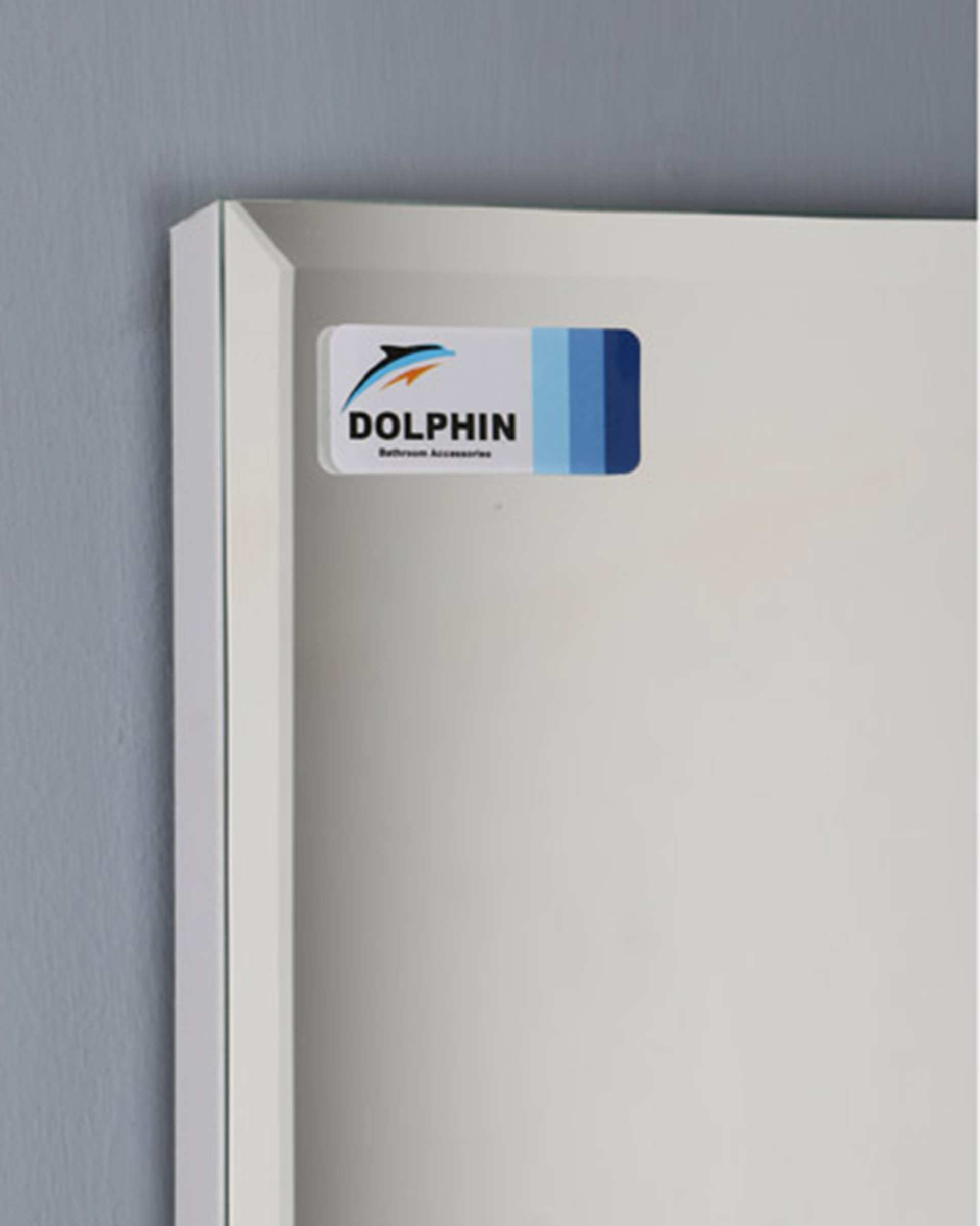 آینه سفید دلفین Dolphin کد T-1035  