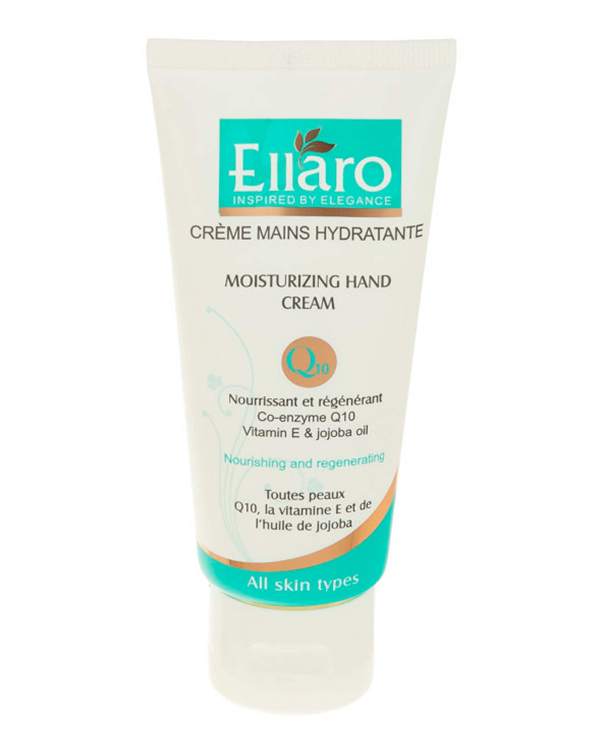 کرم مرطوب کننده دست الارو Ellaro مدل Q10 حجم 75ml