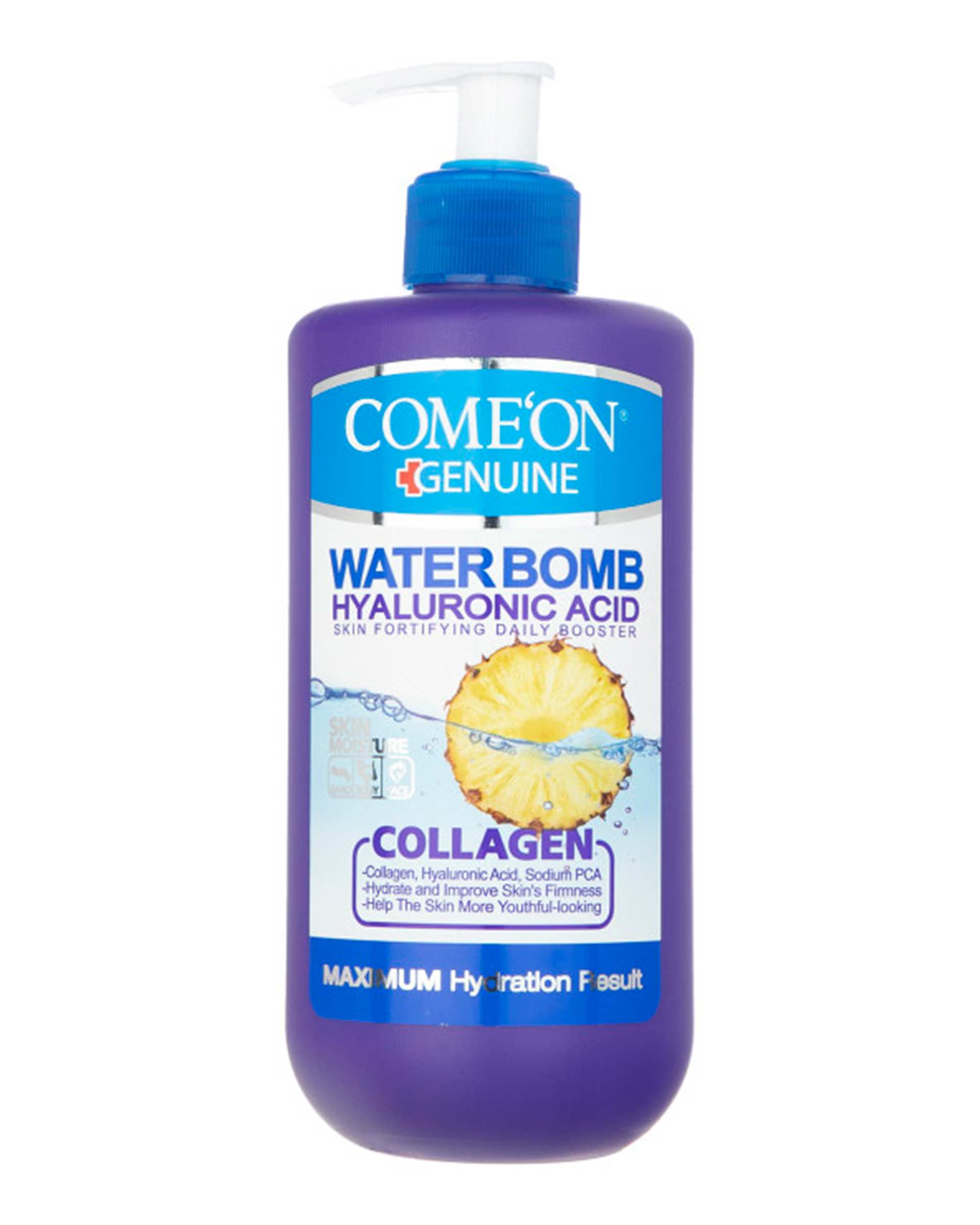 کرم آبرسان کامان Come On سری واتر بمب مدل Collagen حجم 500ml