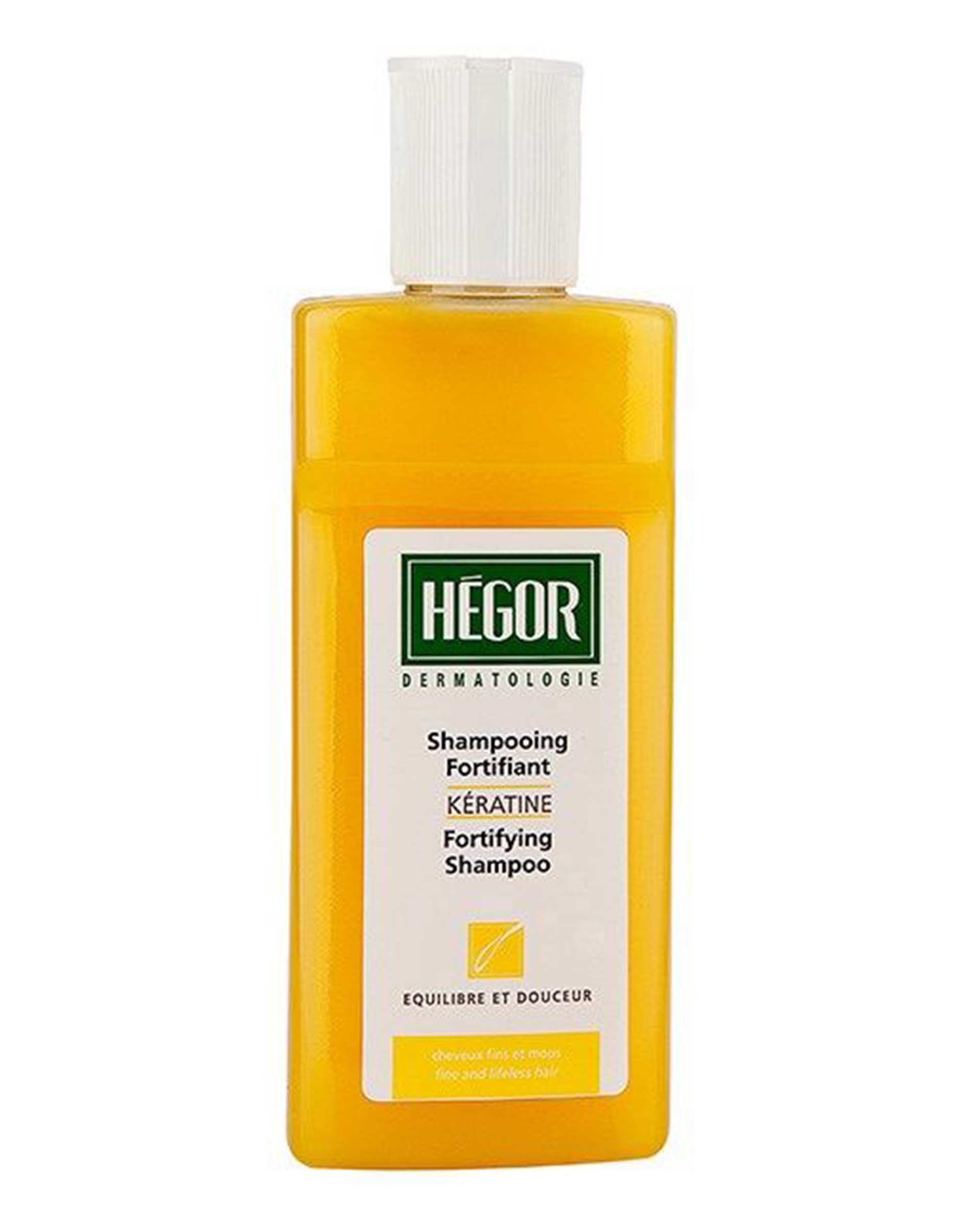 شامپو تقویت کننده مو هگور Hegor مدل کراتین حجم 150ml