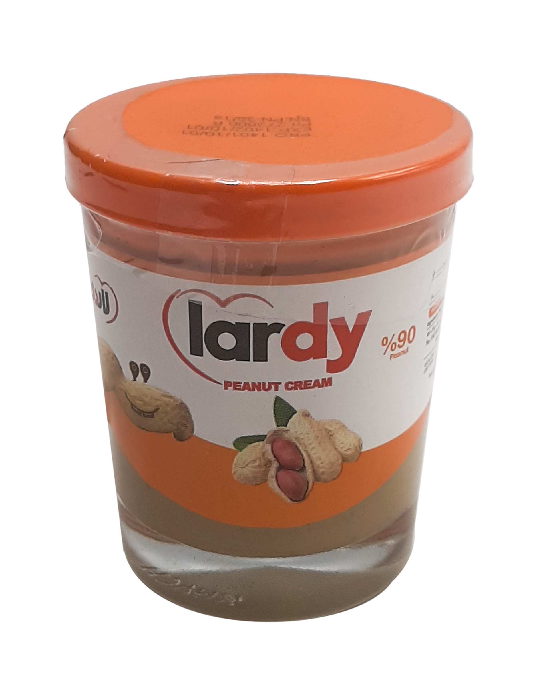 کرم بادام زمینی 90% Lardy لاردی 100 گرم