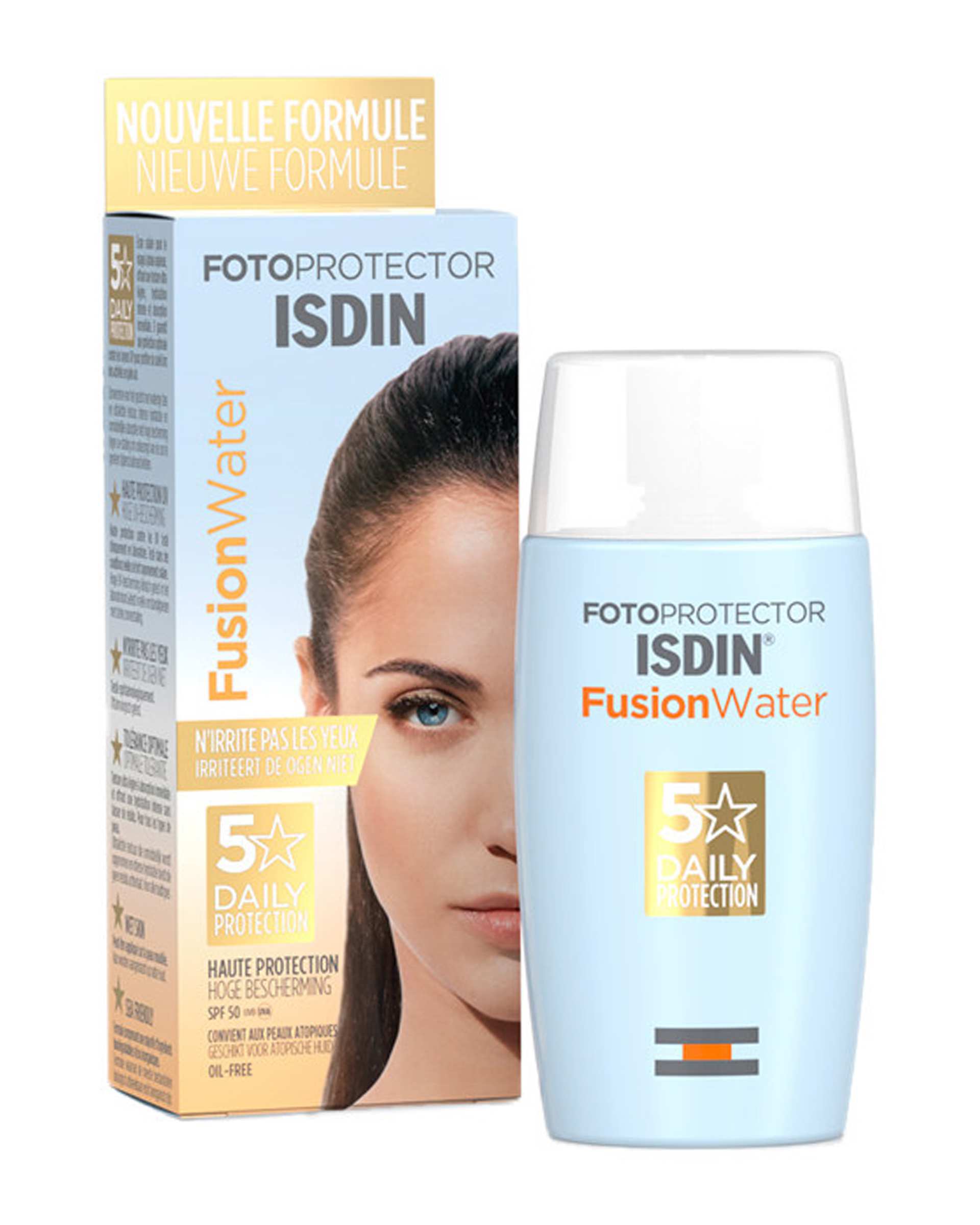 کرم ضد آفتاب SPF50 ایزدین Isdin مدل Fusion Water 5 Daily حجم 50ml