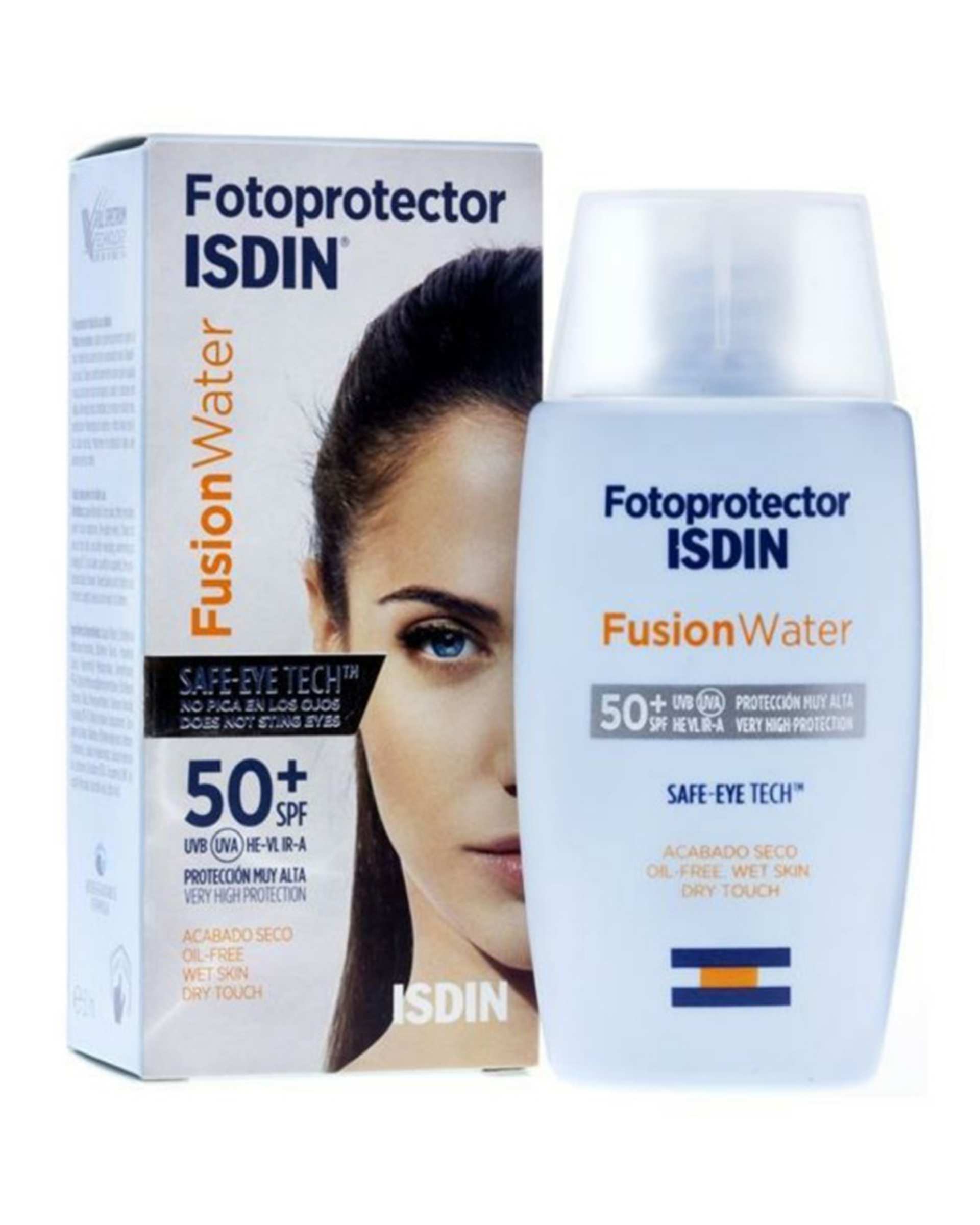 کرم ضد آفتاب SPF50 ایزدین Isdin مدل Fusion Water مناسب پوست چرب و نرمال حجم 50ml