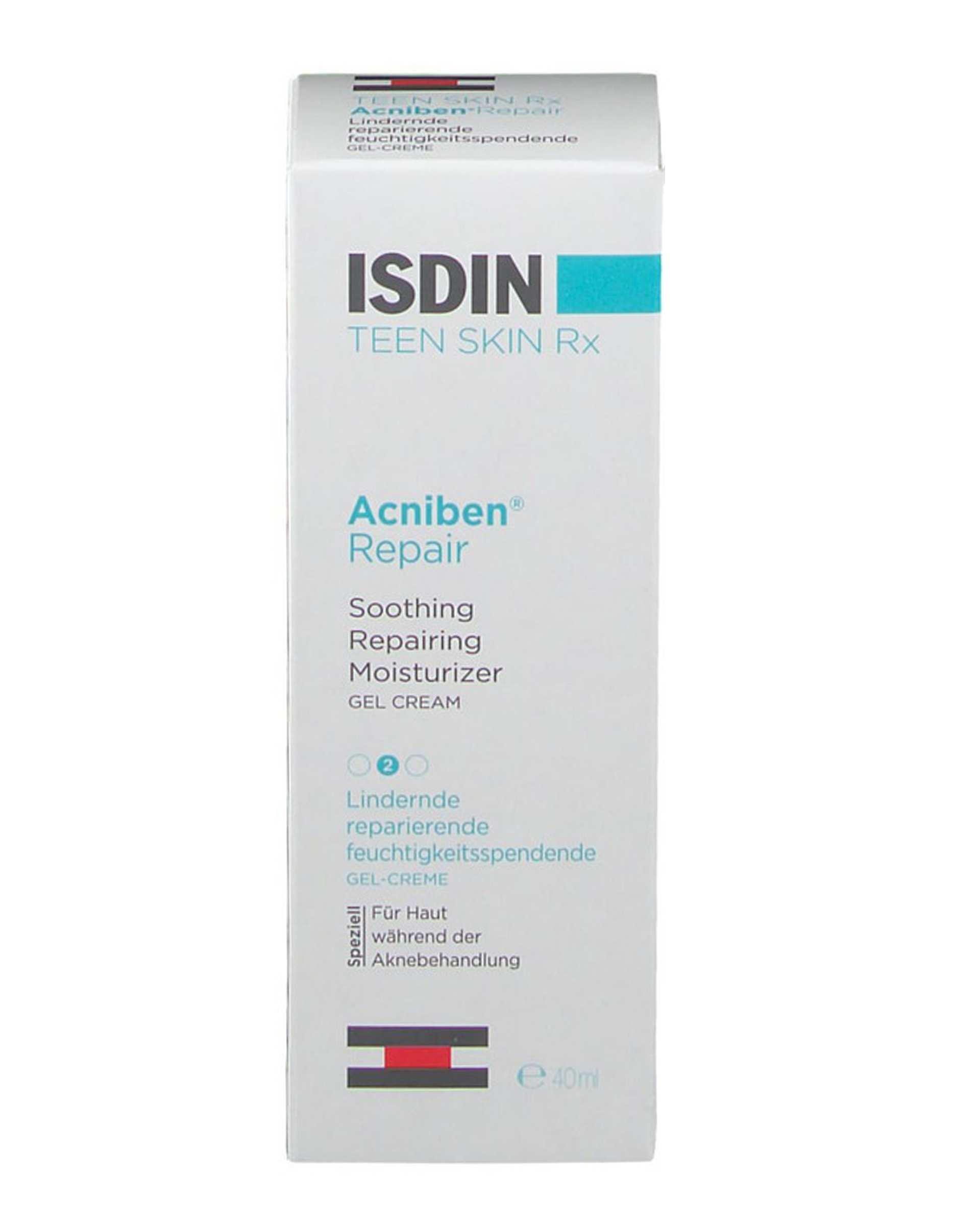 ژل آبرسان و ترمیم کننده پوست آسیب دیده ایزدین Isdin مدل Acniben Repair حجم 40ml