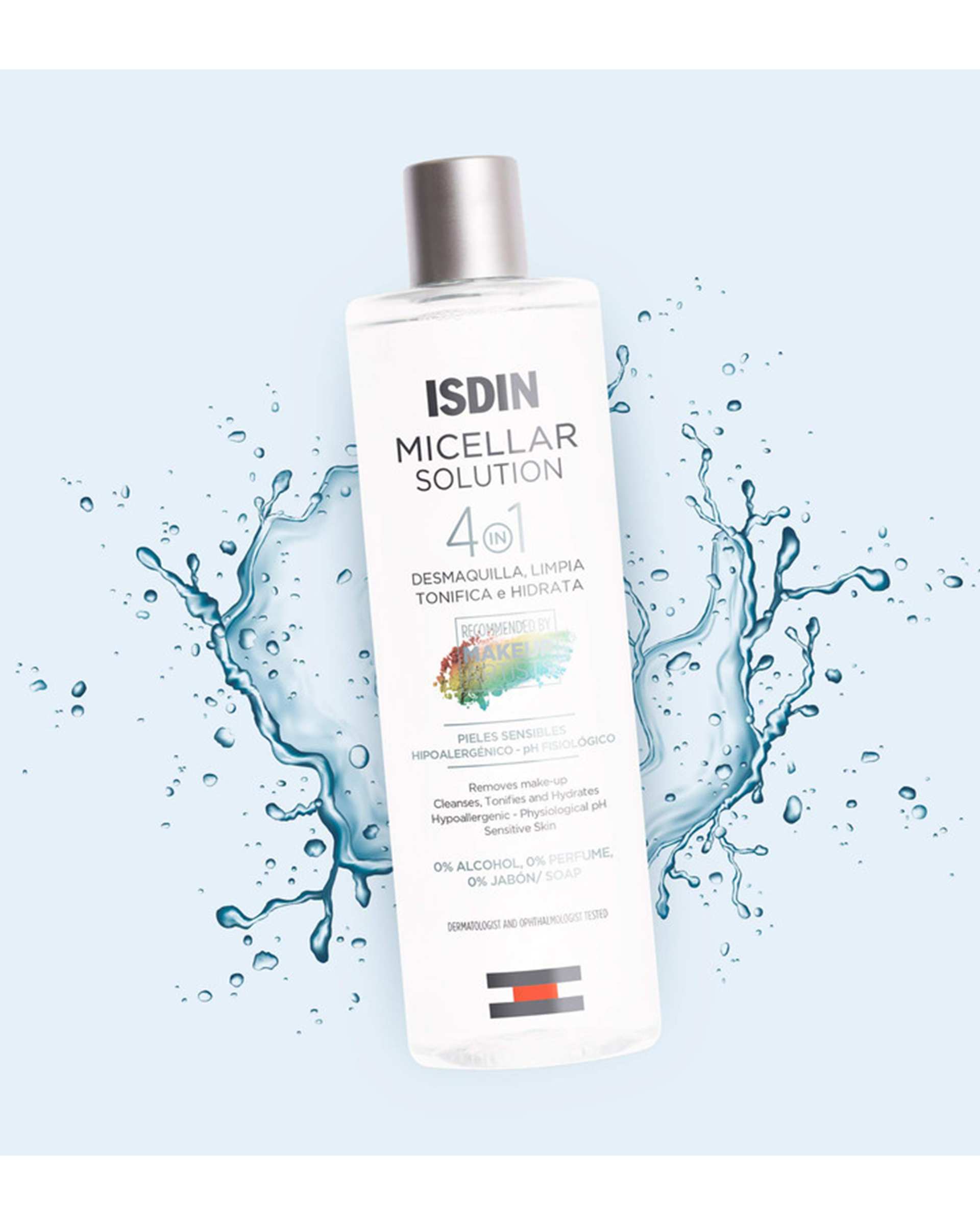 میسلار واتر آرایش صورت ایزدین Isdin مدل Micellar Solution حجم 400ml