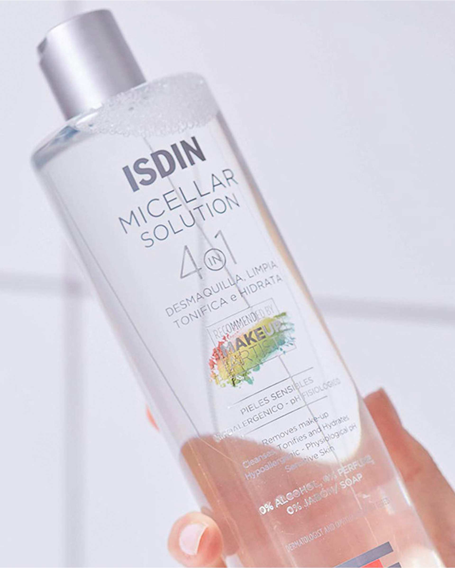 میسلار واتر آرایش صورت ایزدین Isdin مدل Micellar Solution حجم 400ml