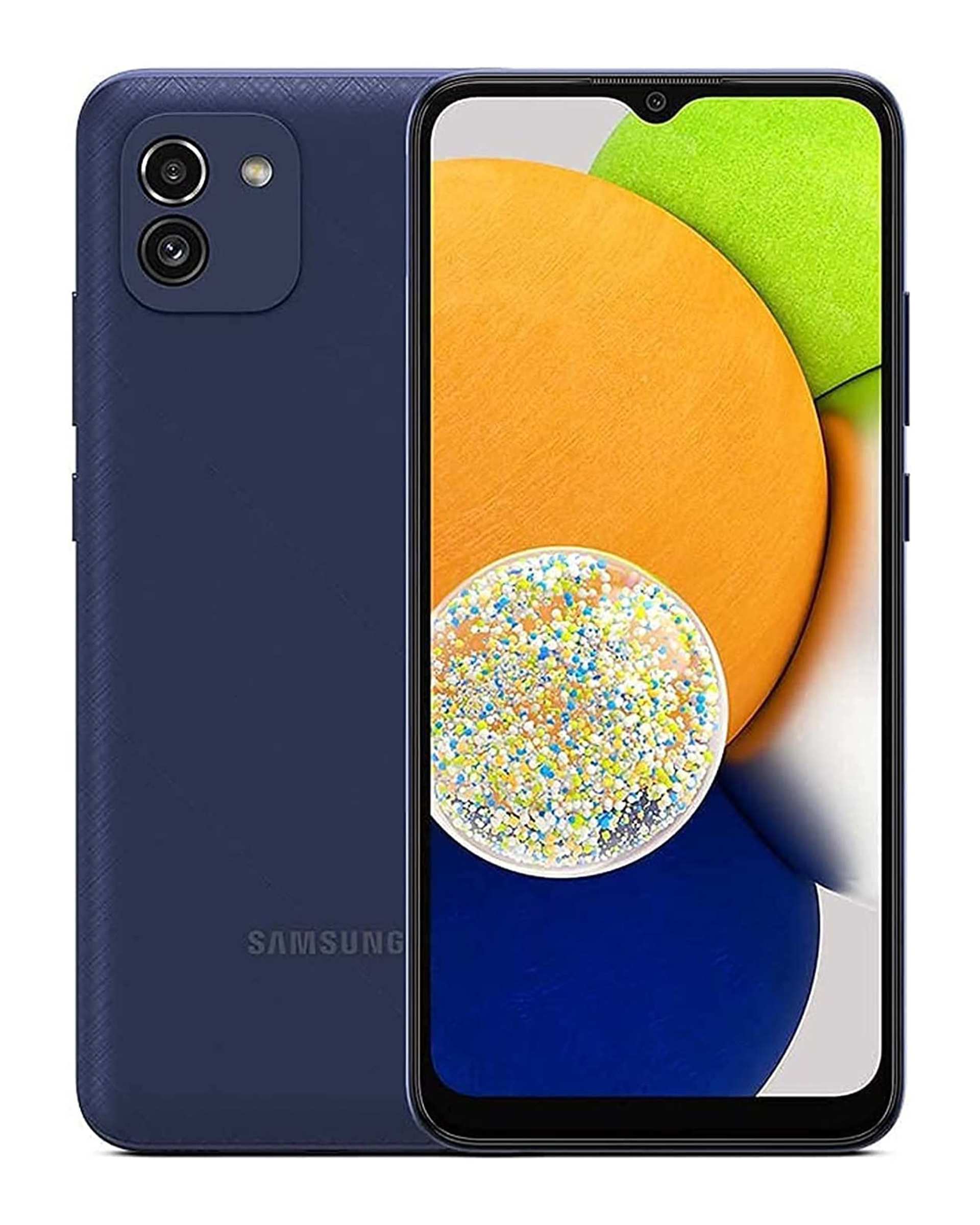 گوشی موبایل سامسونگ مدل Galaxy A03 دو سیم‌ کارت ظرفیت 128 گیگابایت و رم 4 گیگابایت آبی