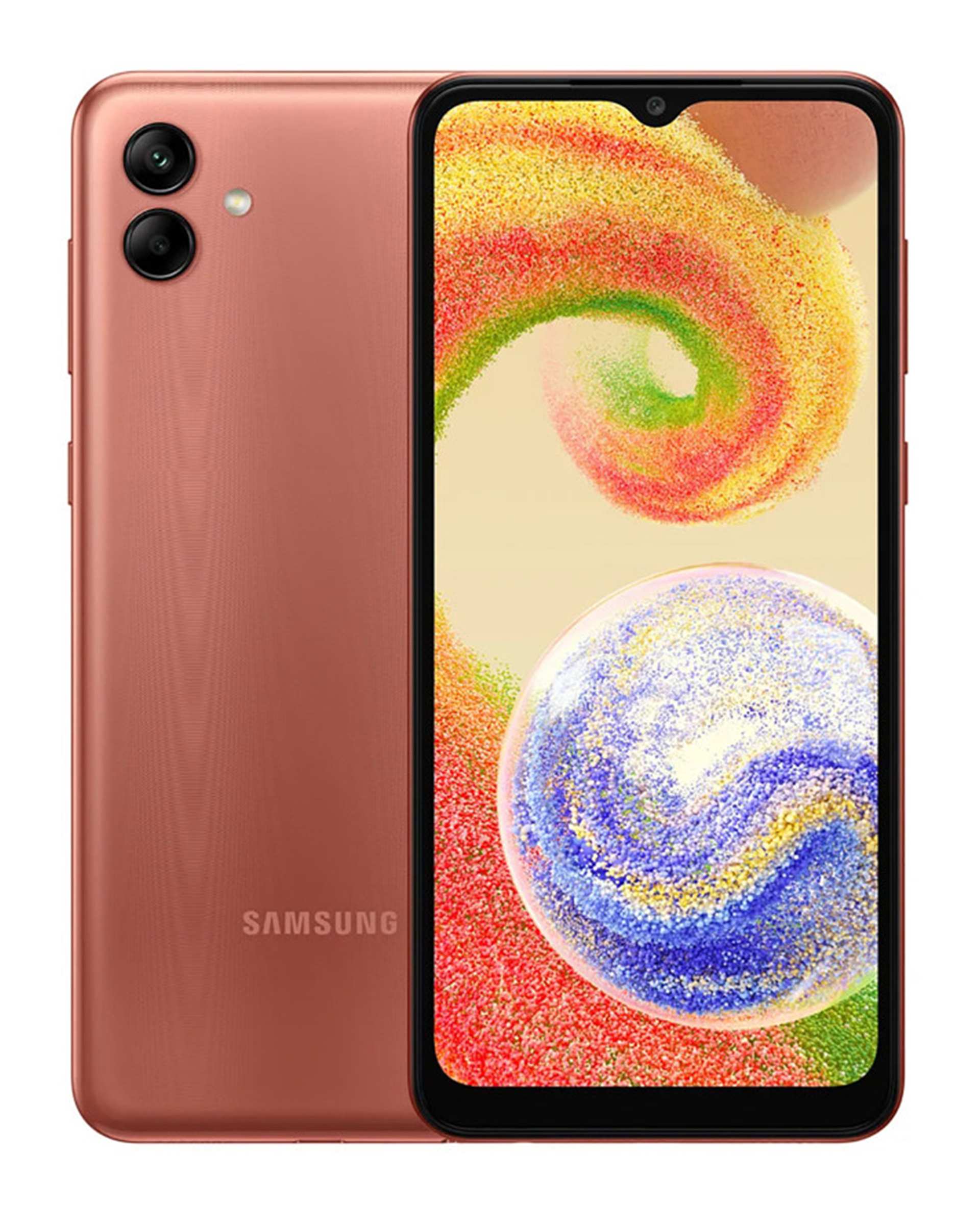 گوشی موبایل سامسونگ مدل Galaxy A04 دو سیم کارت ظرفیت 64 گیگابایت و رم 4 گیگابایت برنز