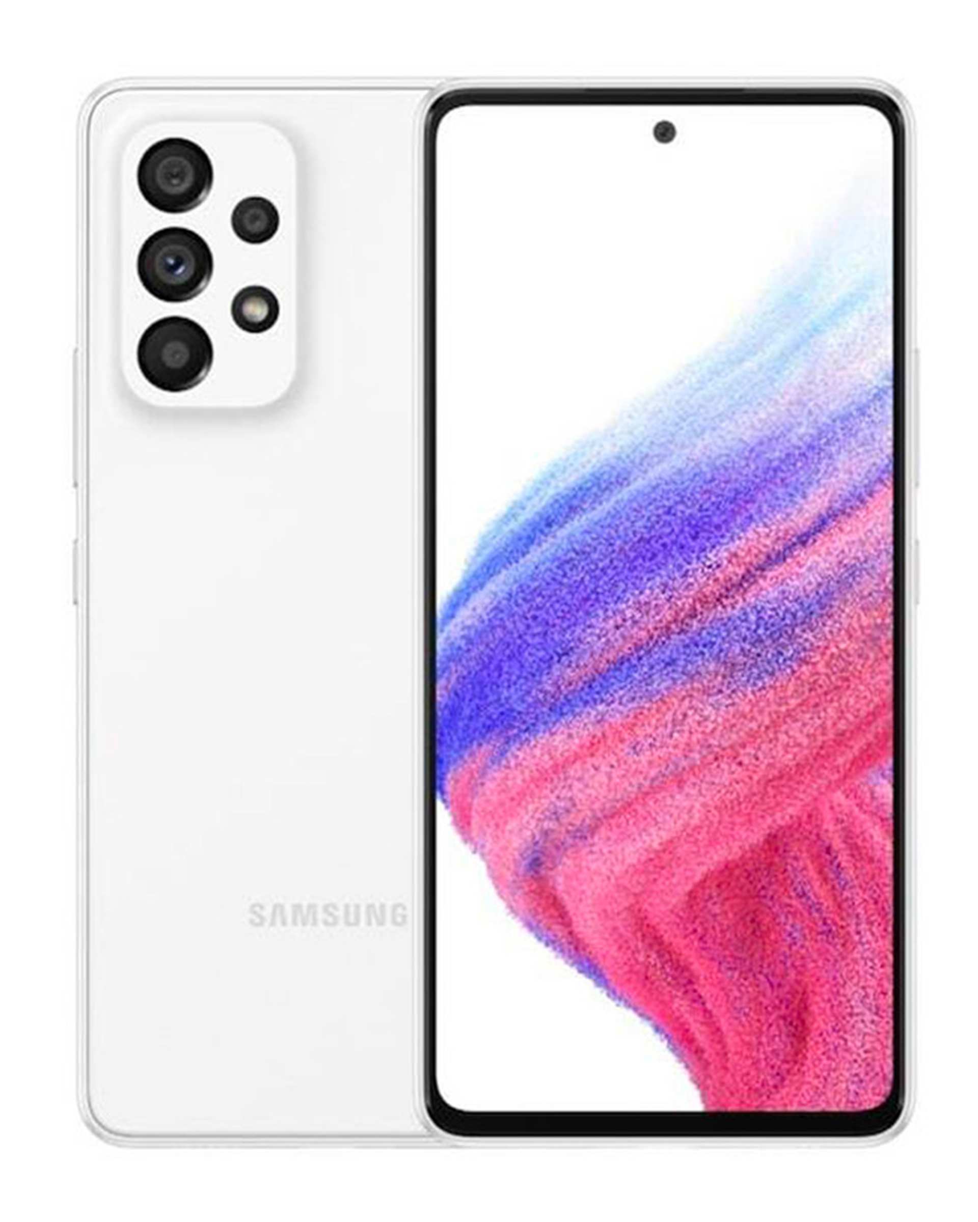 گوشی موبایل سامسونگ مدل Galaxy A73 5G دو سیم کارت ظرفیت 256 گیگابایت و رم 8 گیگابایت سفید