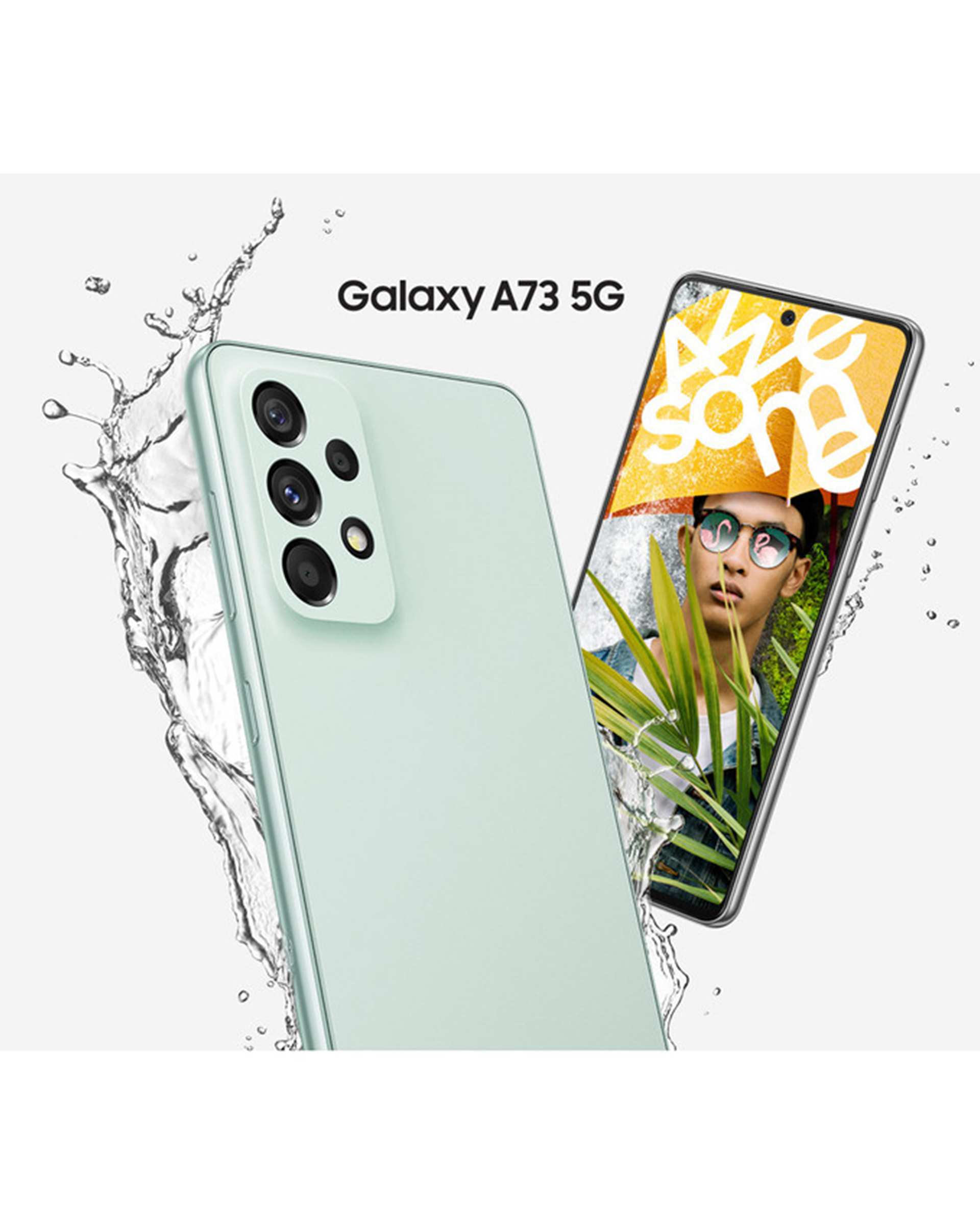 گوشی موبایل سامسونگ مدل Galaxy A73 5G دو سیم کارت ظرفیت 256 گیگابایت و رم 8 گیگابایت سبز