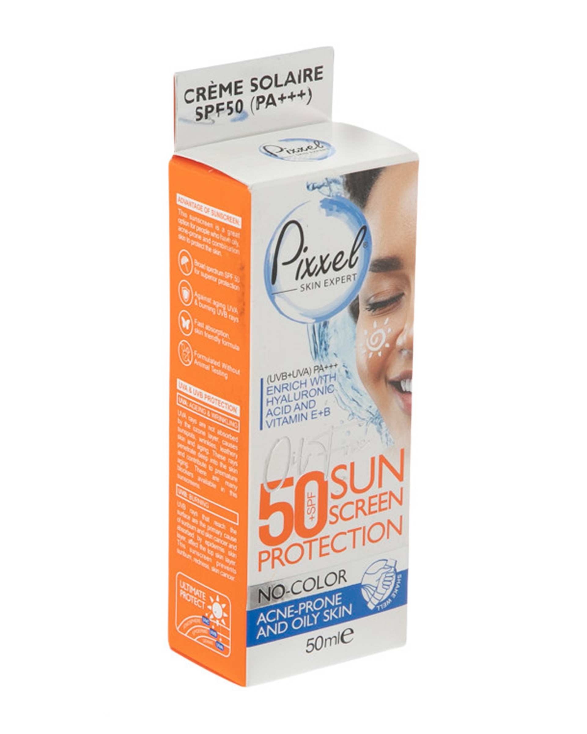 کرم ضد آفتاب SPF50 پیکسل Pixxel مدل Acne Prone And Oily Skin حجم 50ml