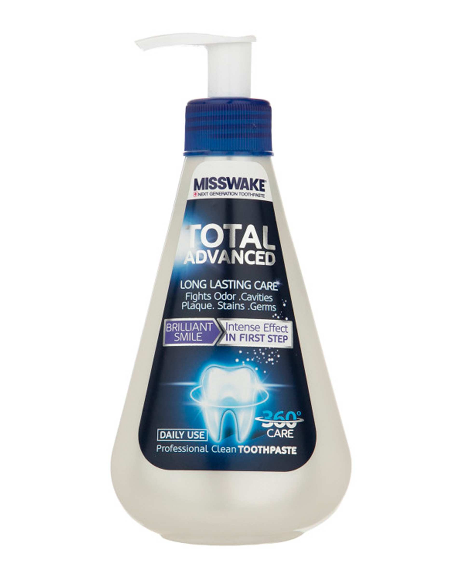 خمیر دندان کامل میسویک Misswake مدل Total Advanced حجم 260ml