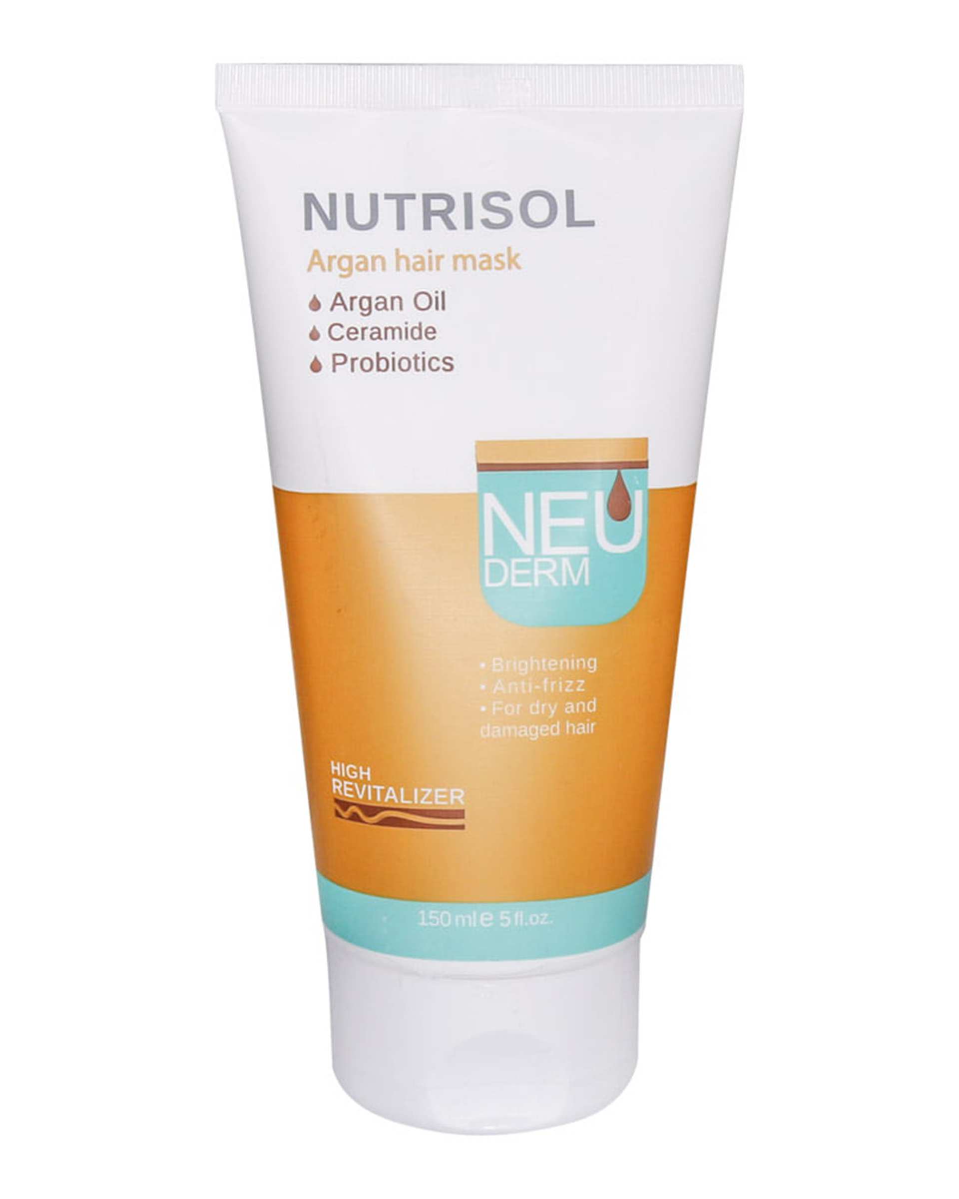 شامپو و نرم کننده مو به همراه ماسک مو نئودرم Neuderm مدل Nutrisol Argan بسته 3 عددی