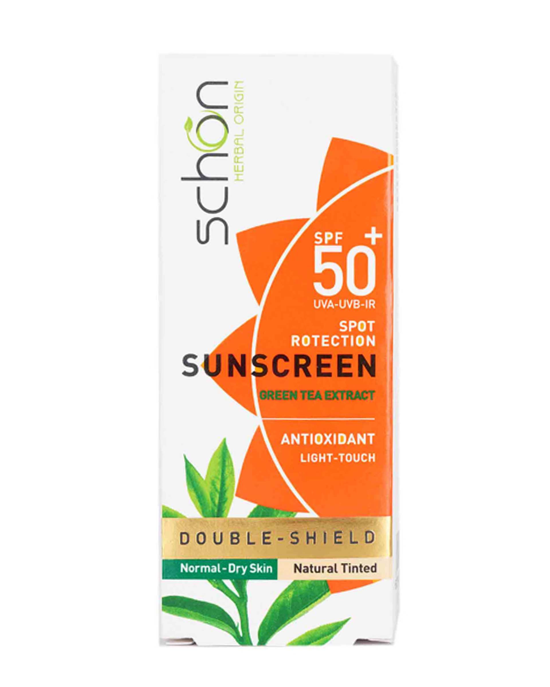 کرم ضد آفتاب رنگی SPF50 شون مدل Double Shield حجم 50ml