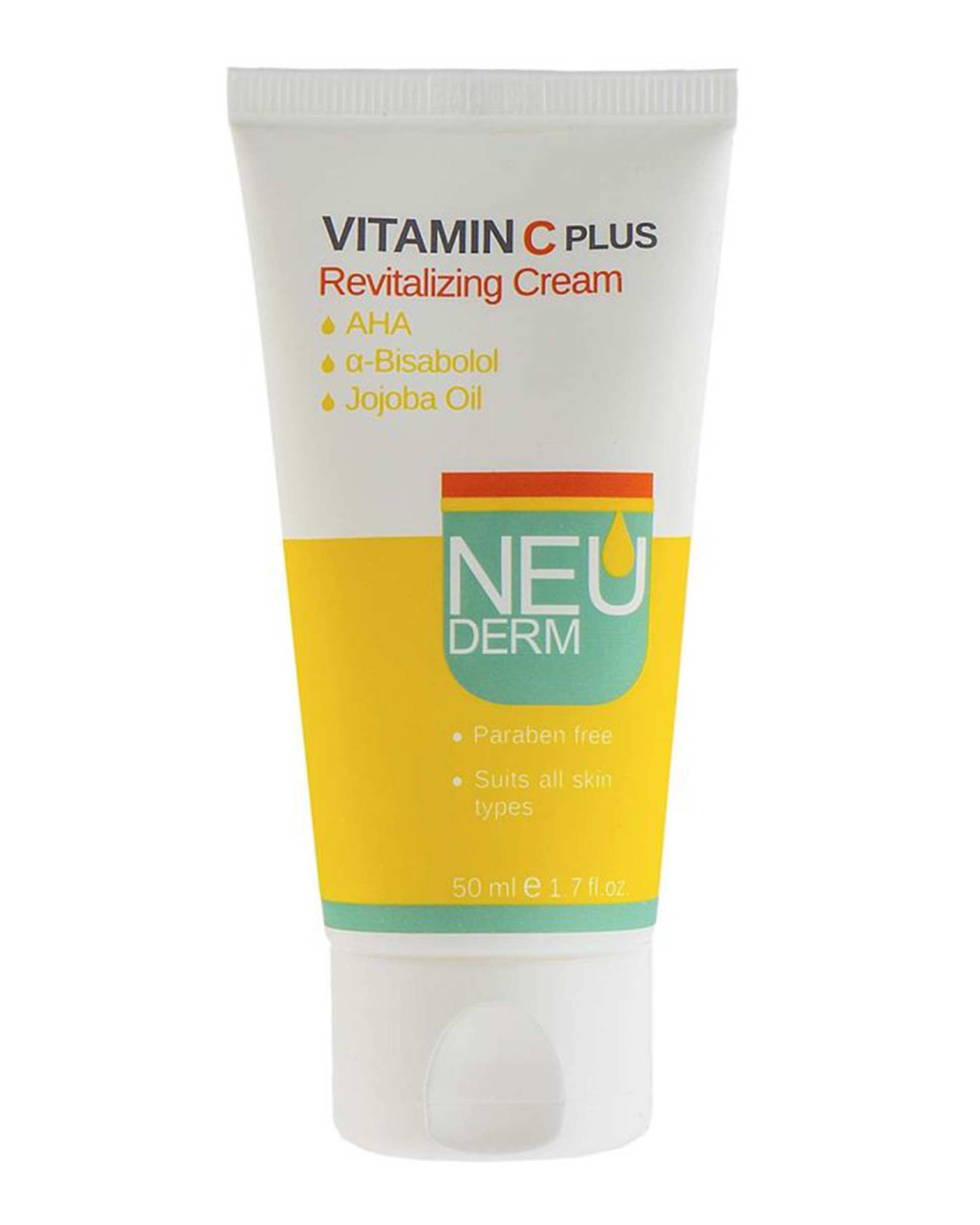 کرم روشن کننده صورت نئودرم Neuderm مدل Vitamin C Plus حجم 50ml