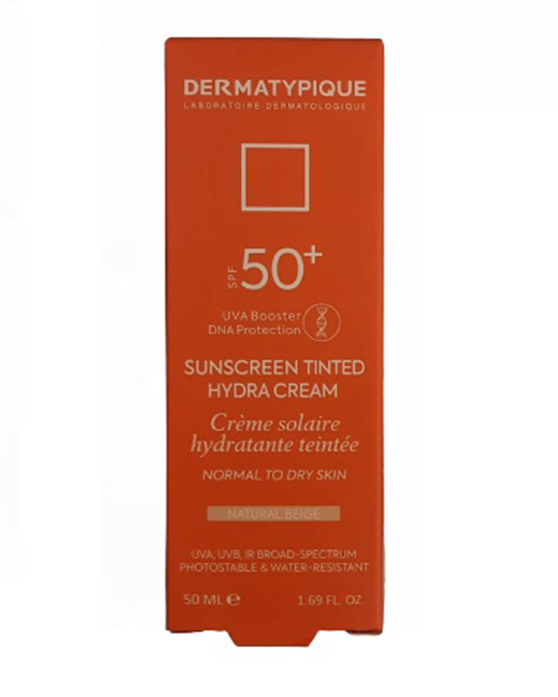 کرم ضد آفتاب رنگی SPF50 درماتیپیک Dermatypique مدل هیدرا حجم 50ml