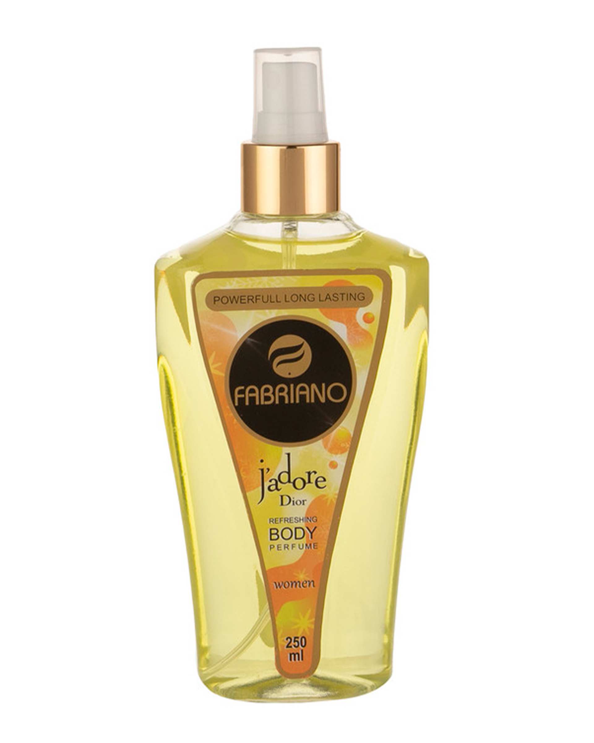 بادی اسپلش زنانه فابریانو Fabriano مدل Jadore حجم 250ml