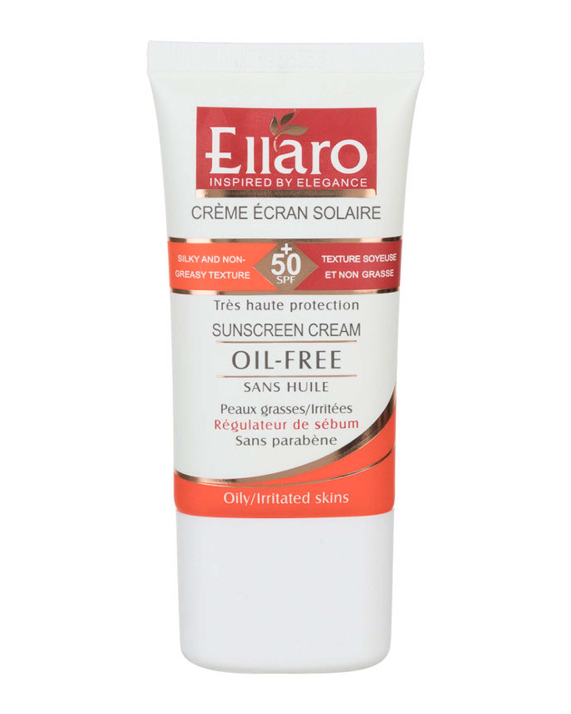 کرم ضد آفتاب SPF50 الارو Ellaro حجم 40ml